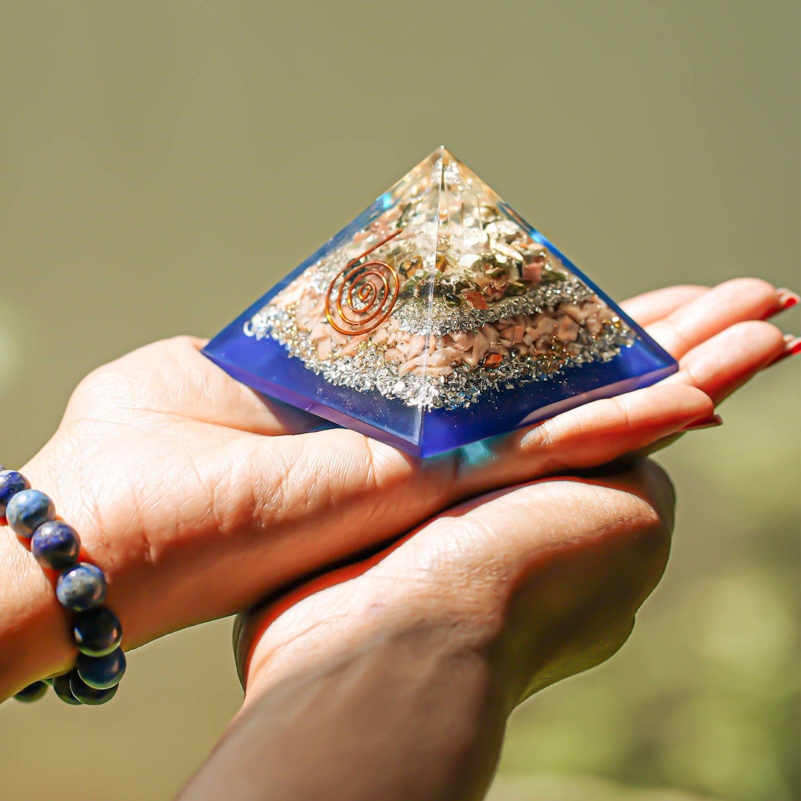 Gemsmantra Multi Tourmaline Pyramid