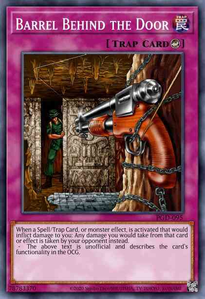 Yu-Gi-Oh! Barrel Behind the Door - DR1-EN043 - Rare - Unlimited