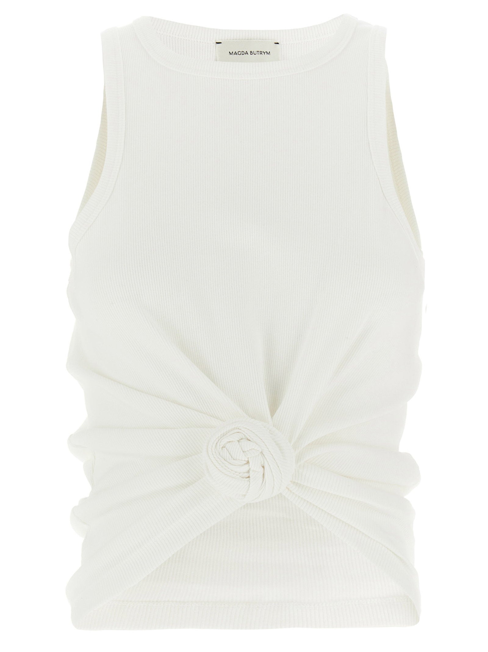 Magda butrym t-shirts – Magda Butrym 02 Top – 95% cotton, 5% elastane