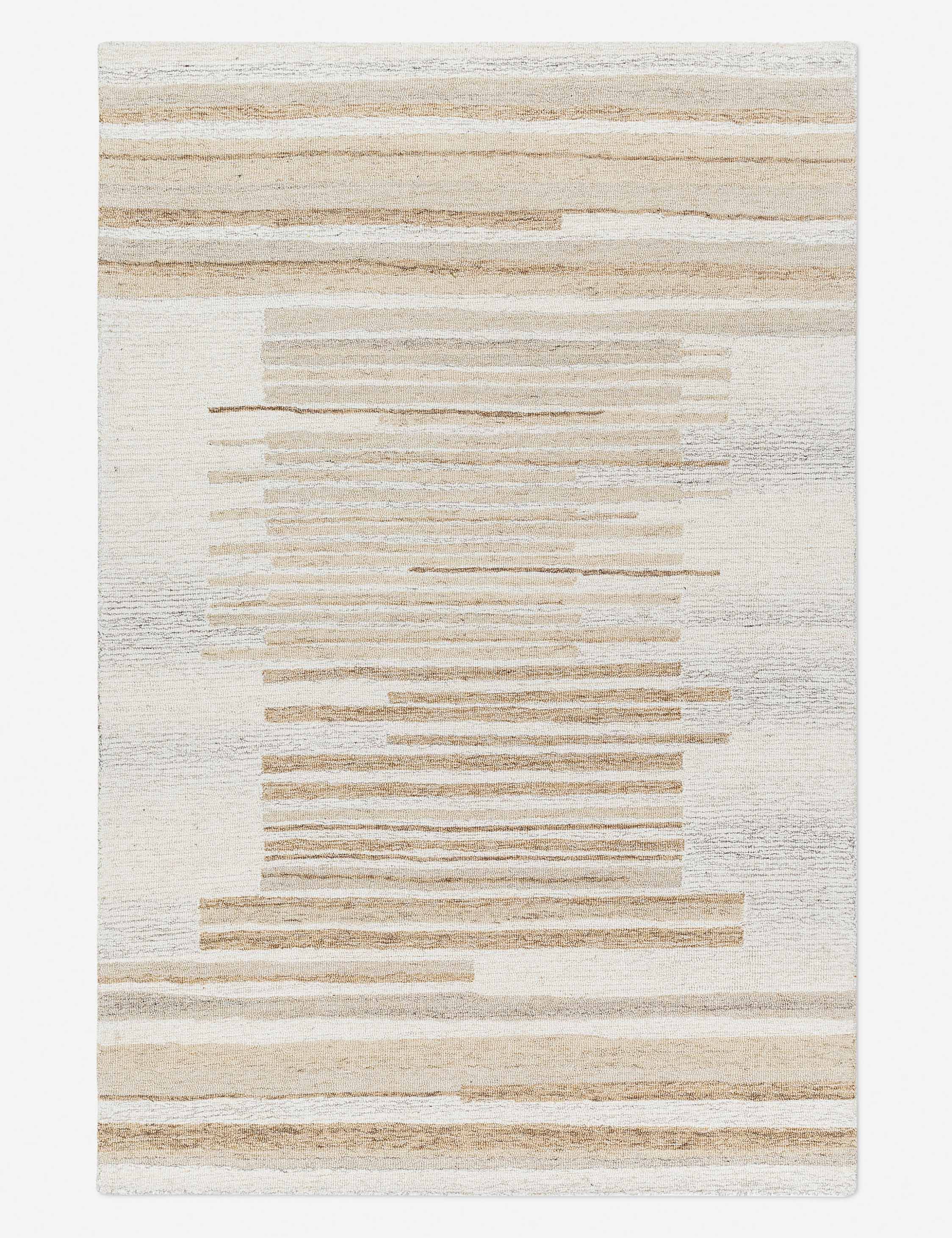 Lulu and Georgia Oshman Hand-Tufted Wool Morrocan Style Rug