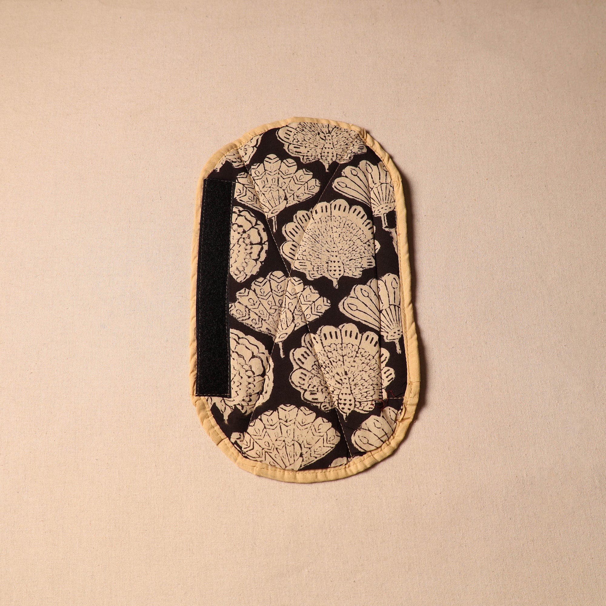 JALPARI Black - Handmade Cotton Fridge Handle Cover 12 - view 2