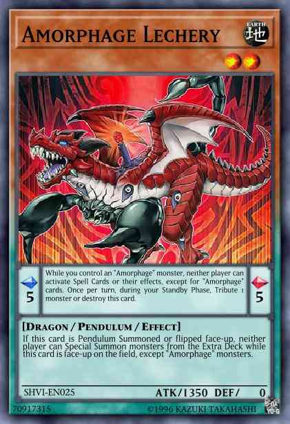 Yu-Gi-Oh! Amorphage Lechery - FIGA-EN055 - Super Rare - 1st Edition