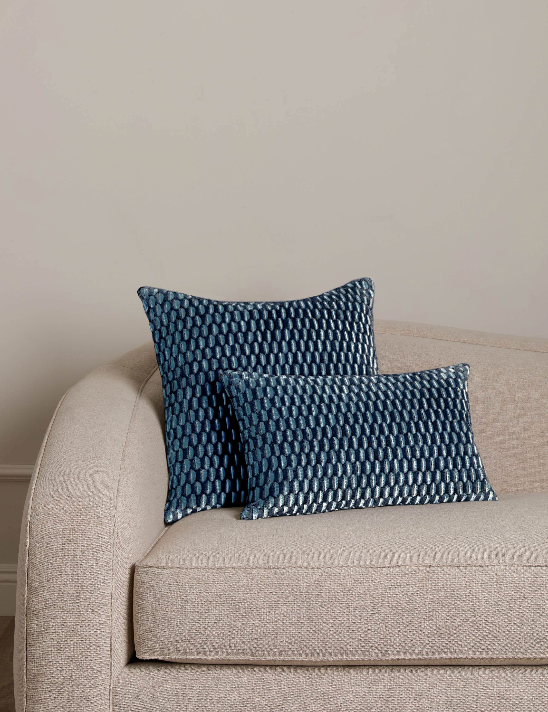 Lulu and Georgia Allegra Velvet Pillow by Scalamandre - view 2