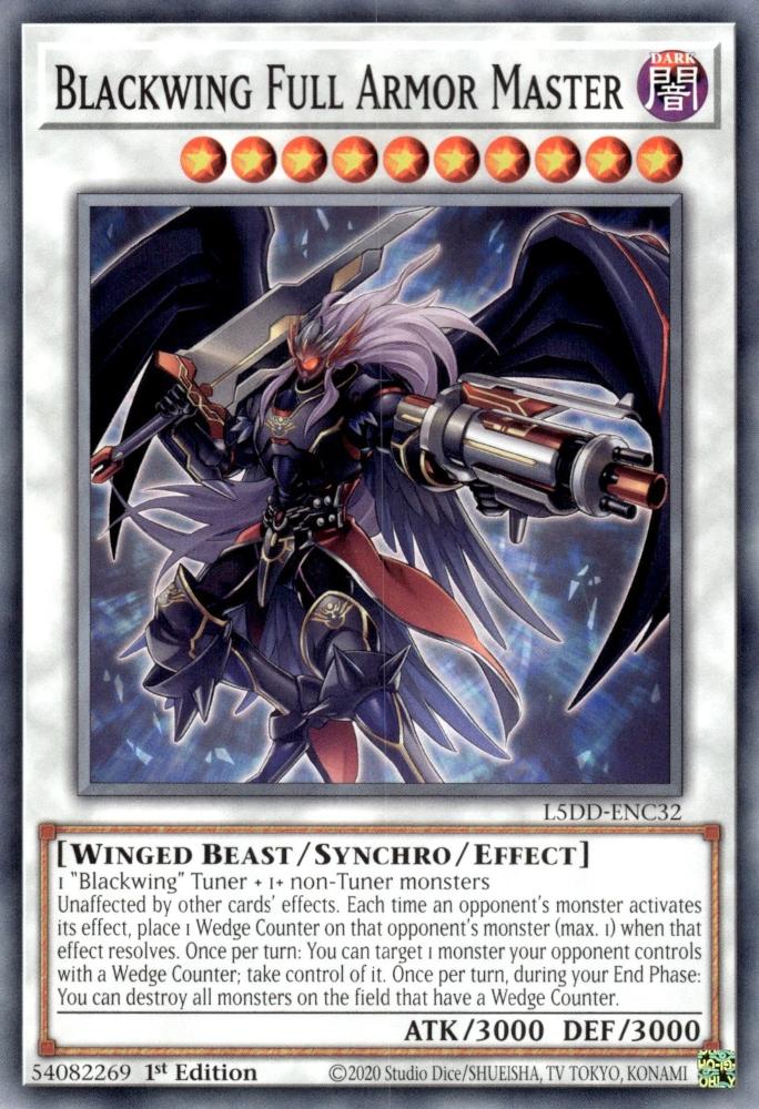 Yu-Gi-Oh! Blackwing Full Armor Master - L5DD-ENC32 - Common - 1st Edition