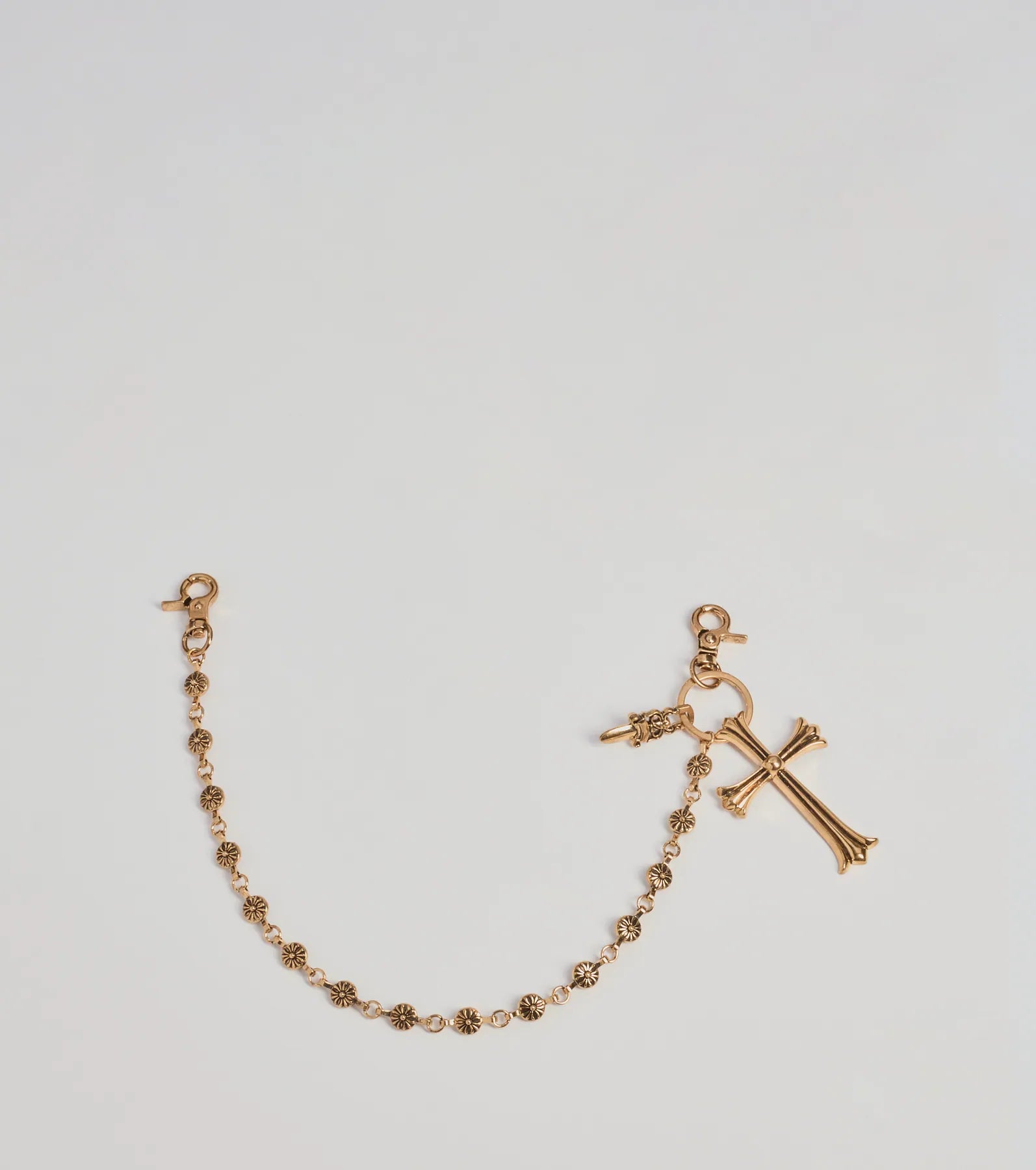 Windsor Blissful Radiance Cross Bag Charm – GOLD