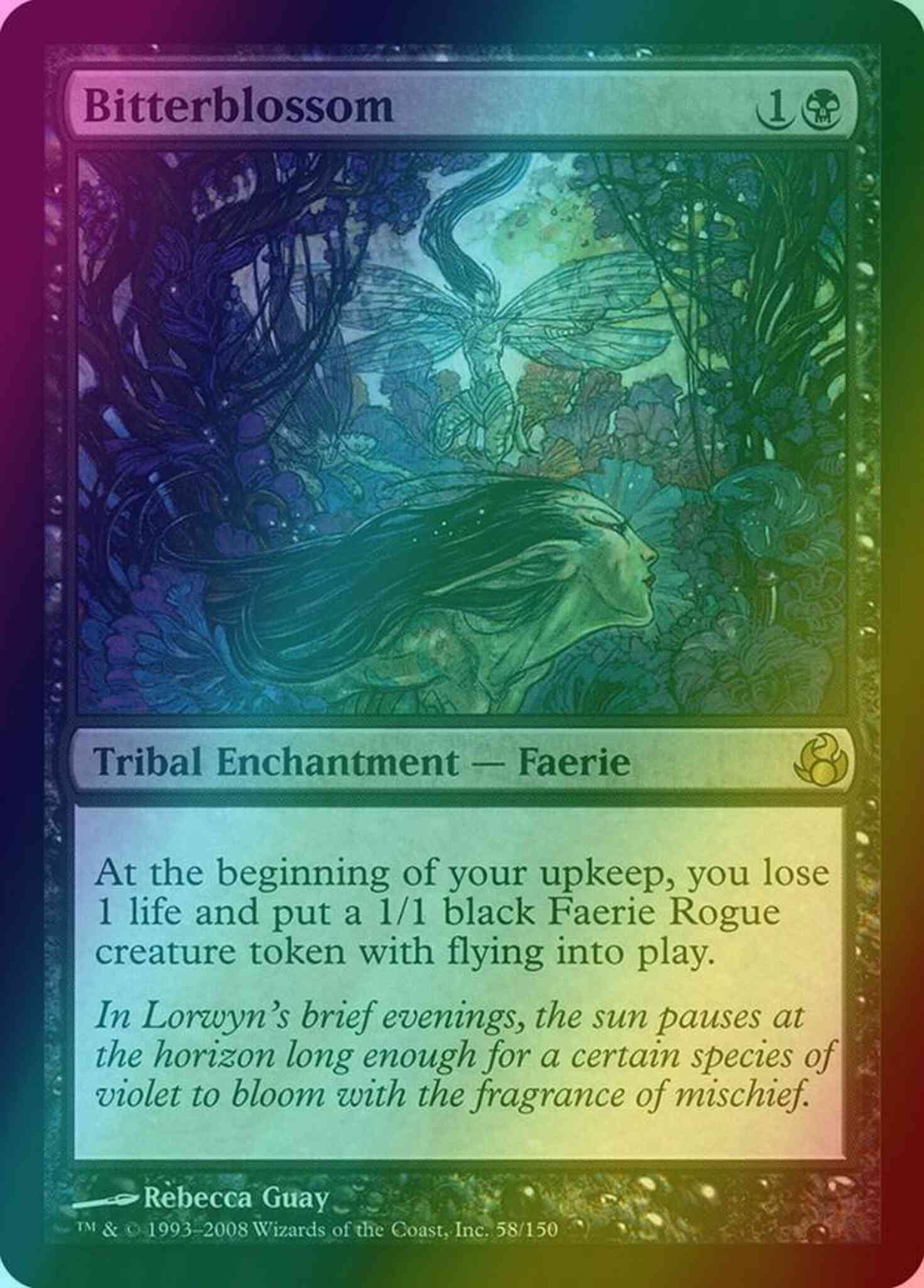 Bitterblossom 58 morningtide – Magic Bitterblossom [58] [Morningtide] [Foil]
