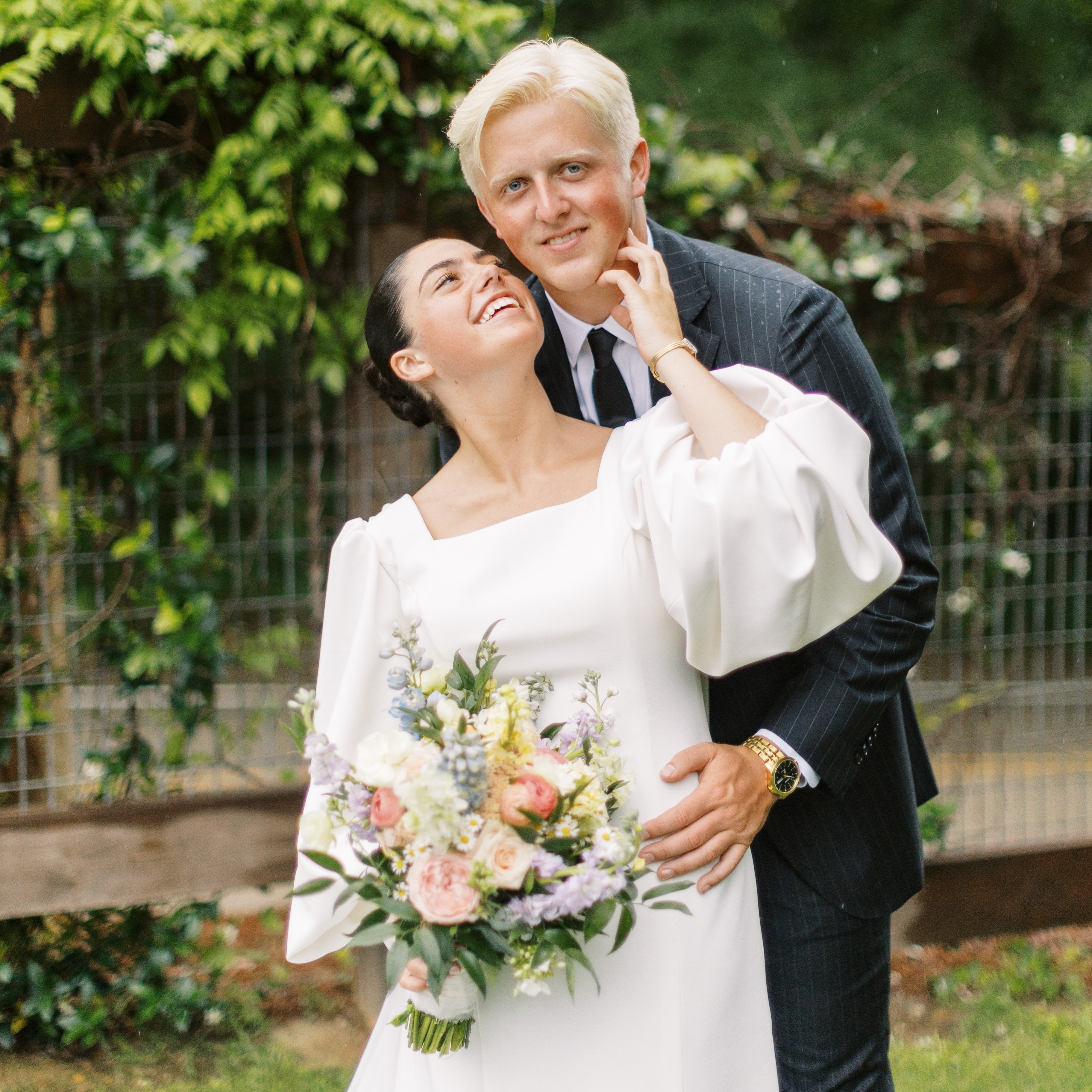 fiftyflowers.com Fairytale Pastel and Green Historic Venue Wedding