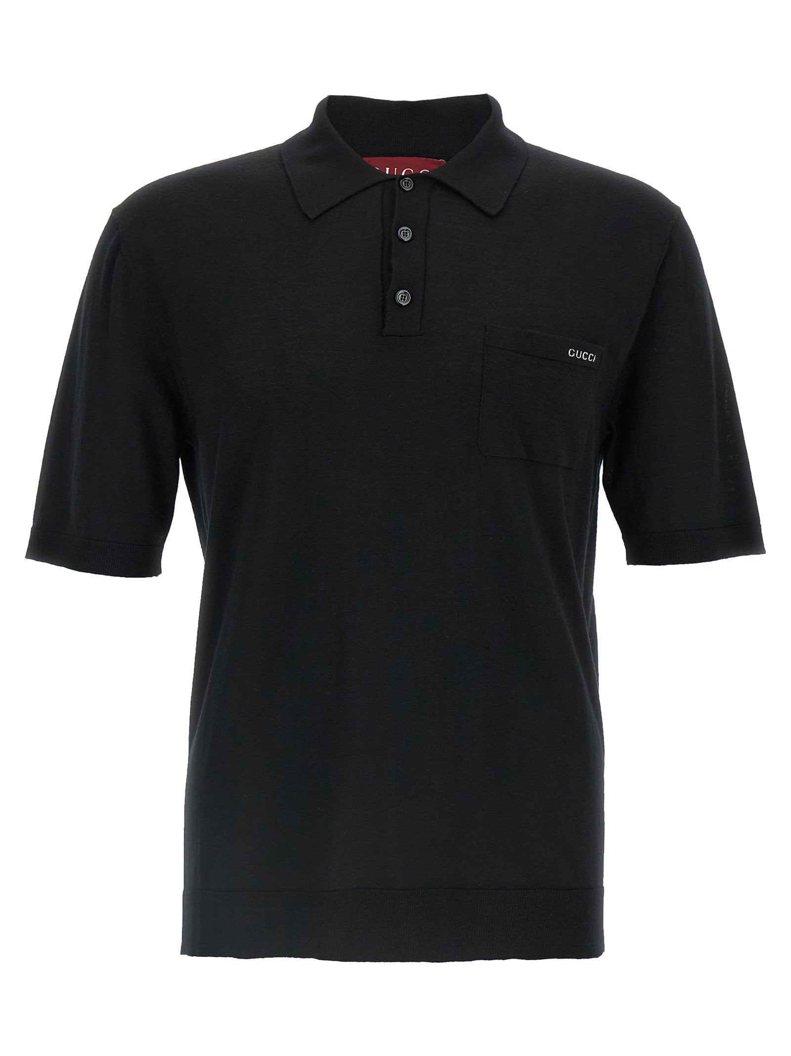 Intarsio Gucci Polo Shirt – 100% wool