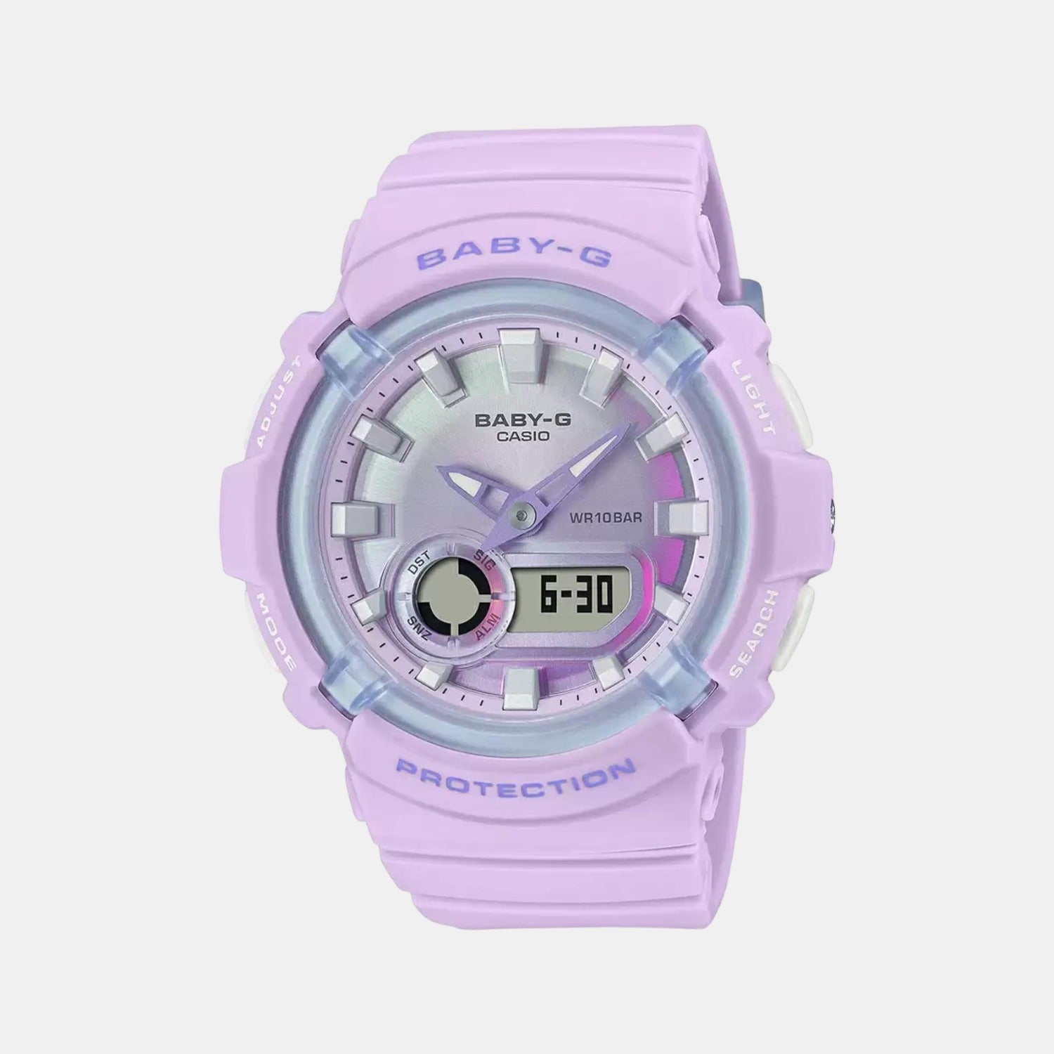 Casio Baby-G Women Quartz Blue Dial Analog-Digital Resin Watch B222