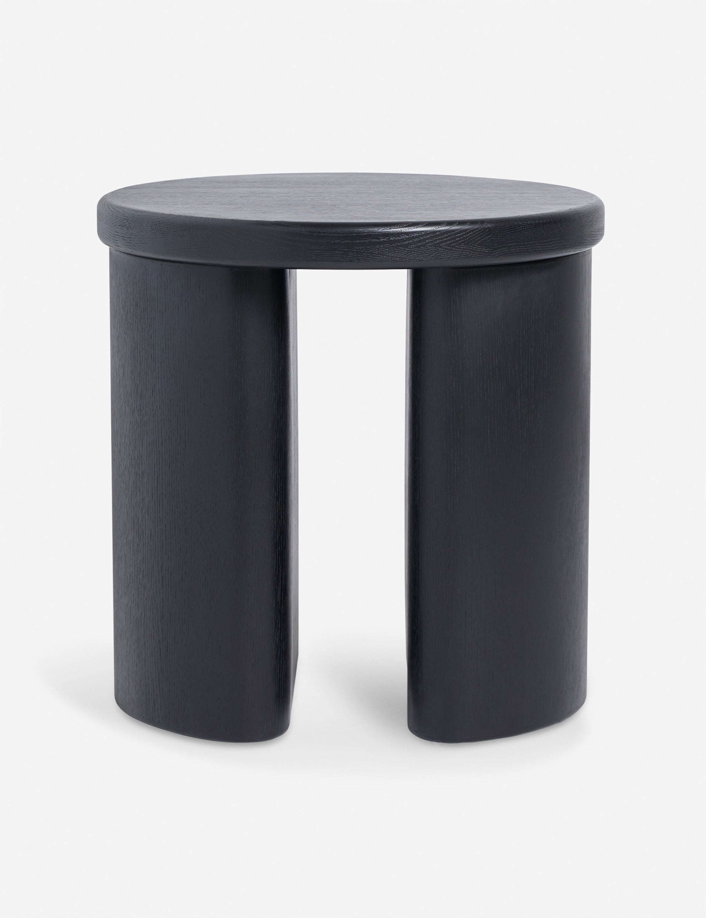 Lulu and Georgia Olga Round Side Table – Black
