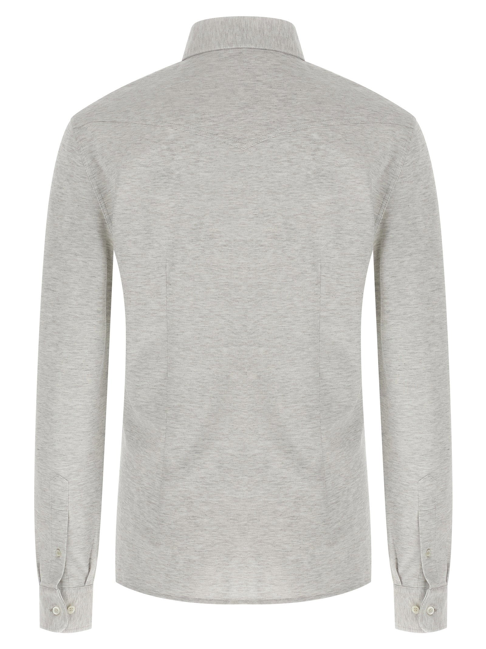 Brunello Cucinelli Piqué Cotton Shirt – 100% cotton - view 2