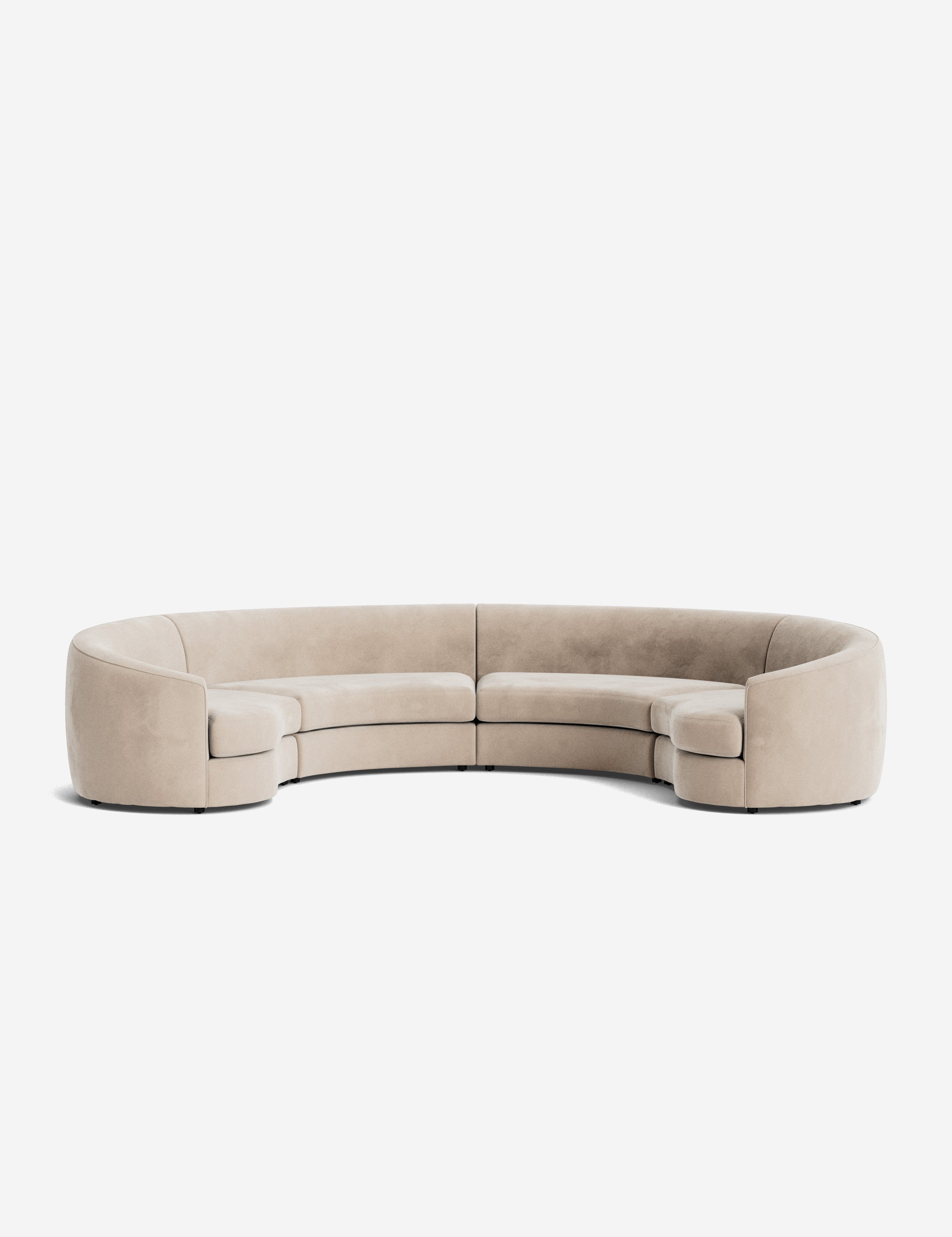 Lulu and Georgia Imada Modular Curved Sectional Sofa - view 30