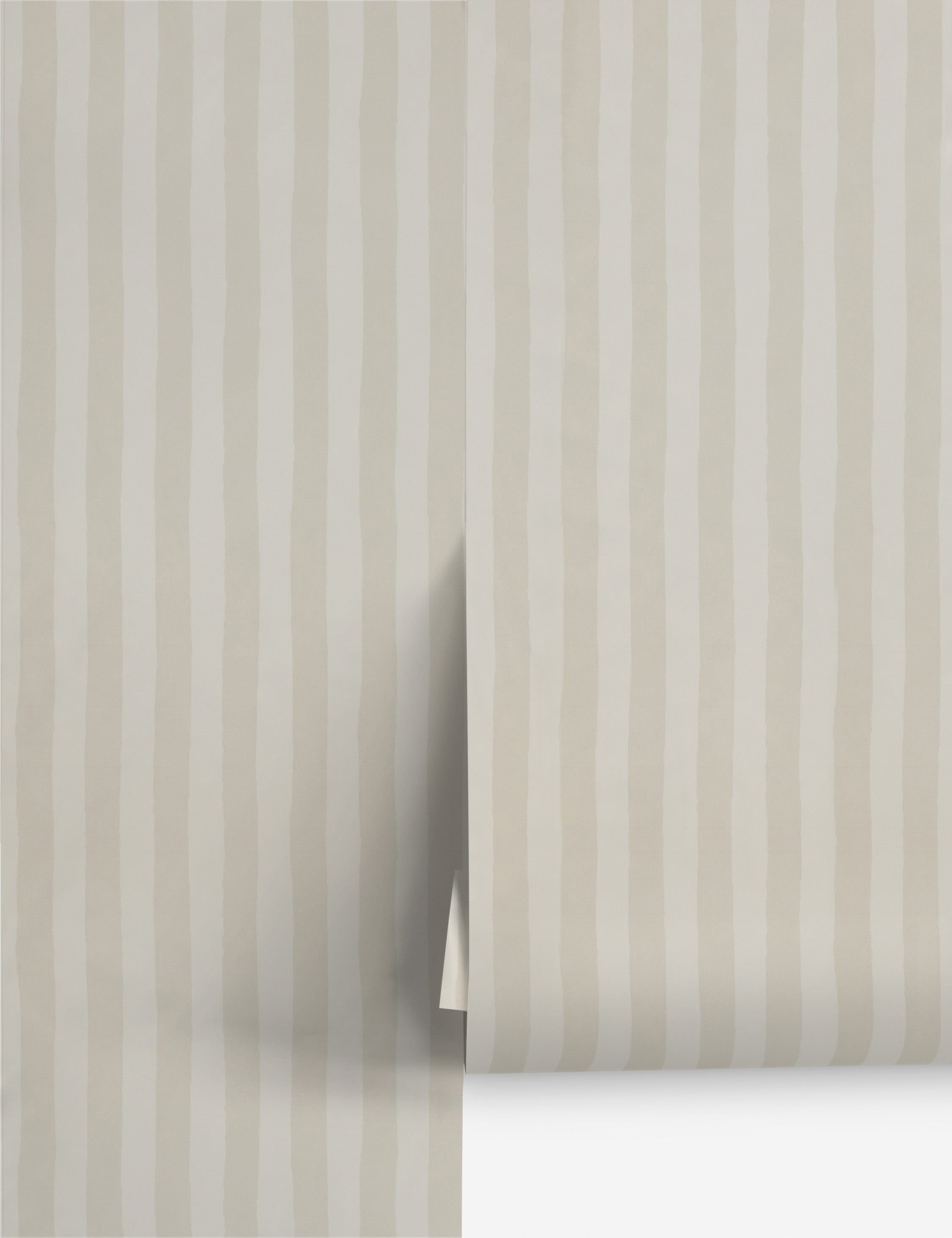 Lulu and Georgia Painterly Stripe Wallpaper by Sarah Sherman Samuel
