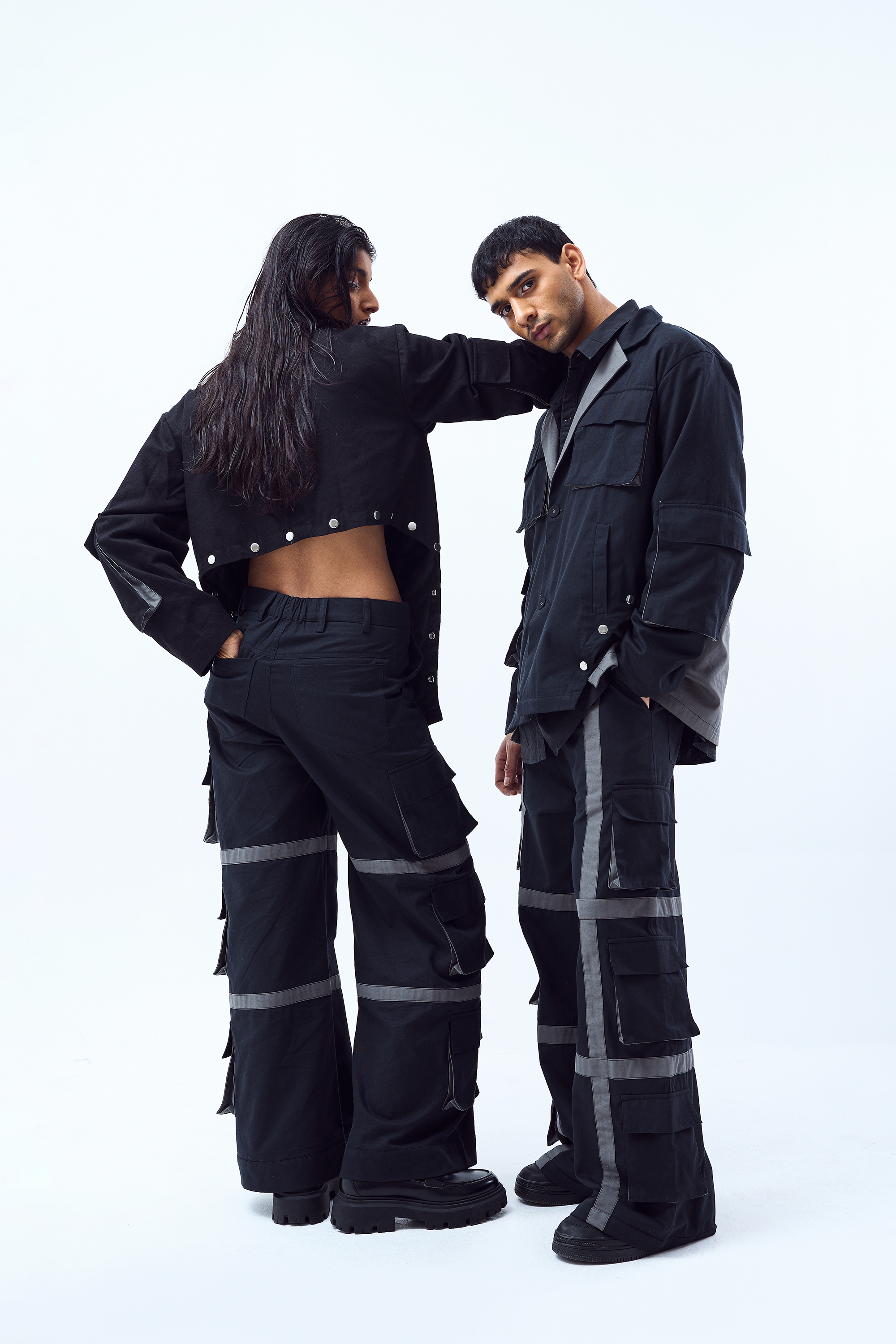 THNWHN Midnight Pleated Pants - view 6