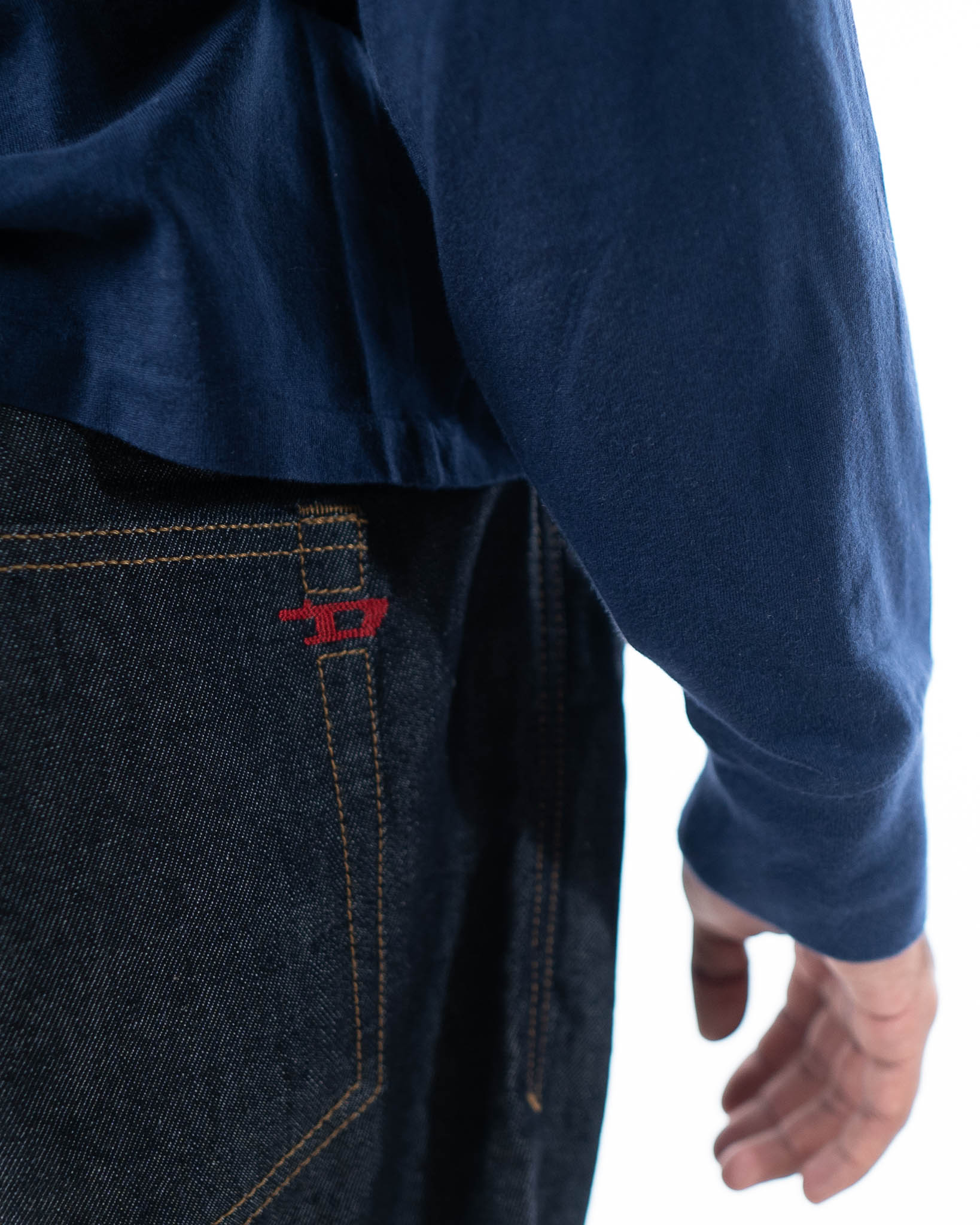 Diesel D-Vider L.32 Pantaloni Dark Blue - DS - view 3