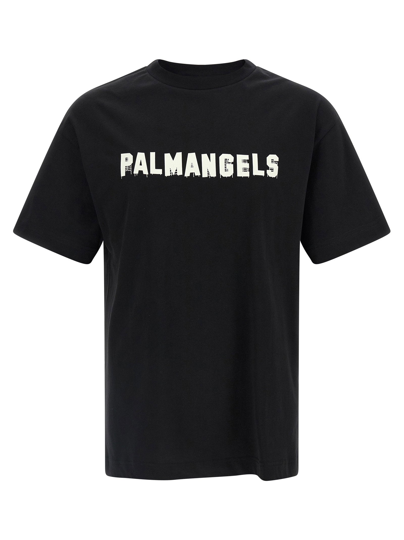 Palm Angels Logo Print T-shirt – 100% cotton