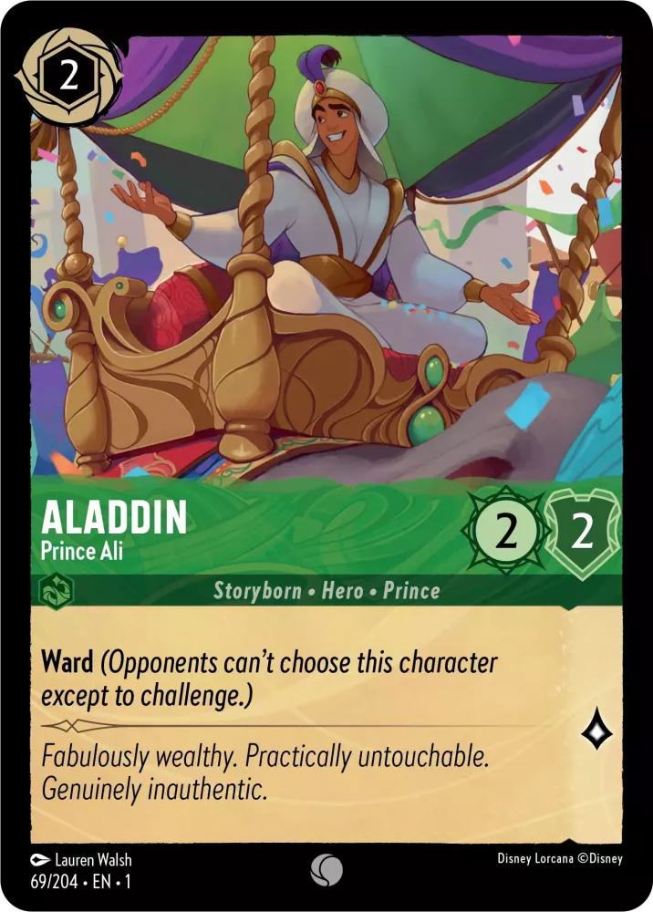 204 the first – Lorcana Aladdin - Prince Ali - 69/204 [The First Chapter] [Non-Foil]