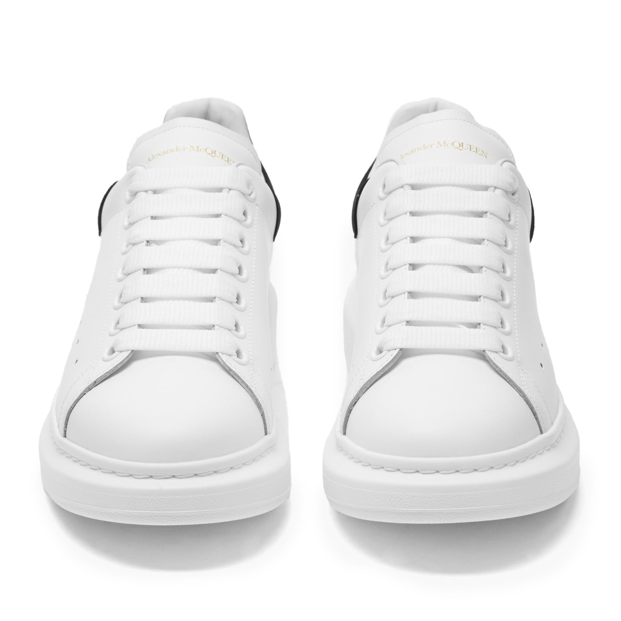 Alexander Mcqueen Raised Sole White Black Suede Sneaker - view 2