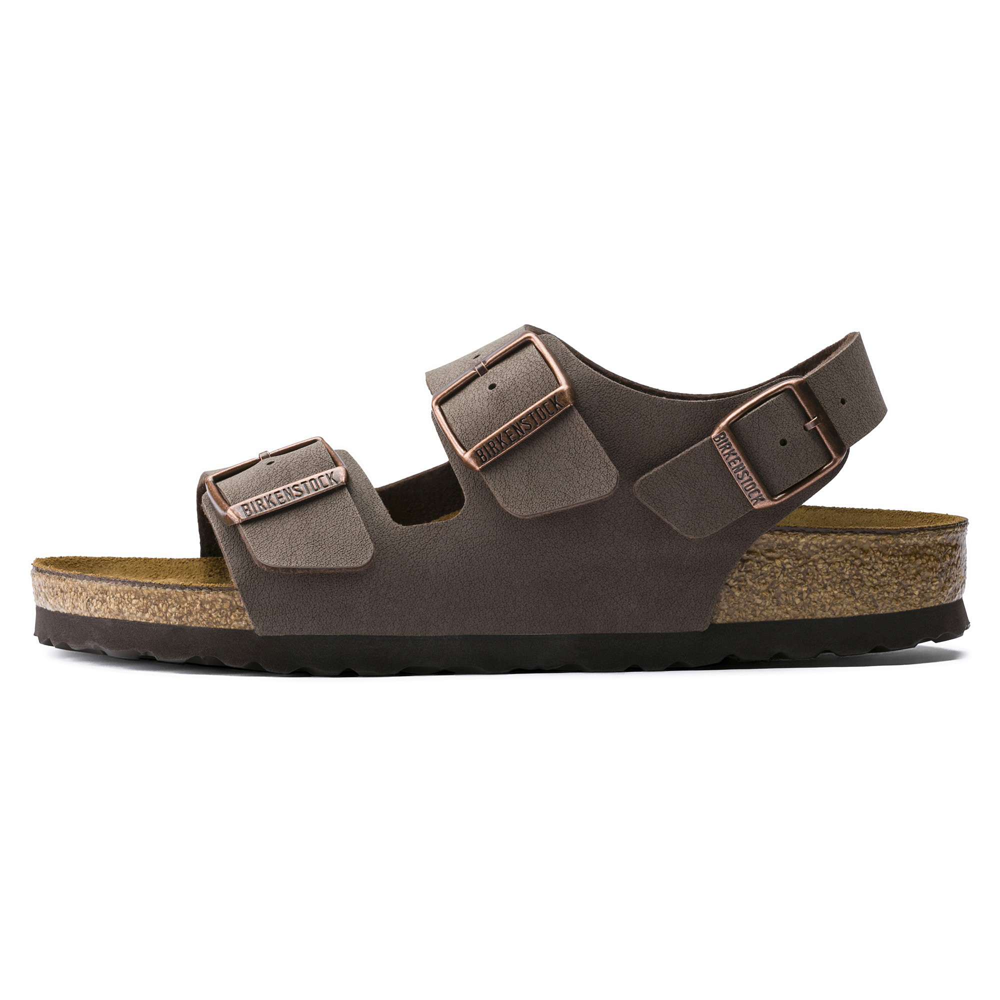 Birkenstock Milano Birko-Flor Birkibuc – Brown - view 4