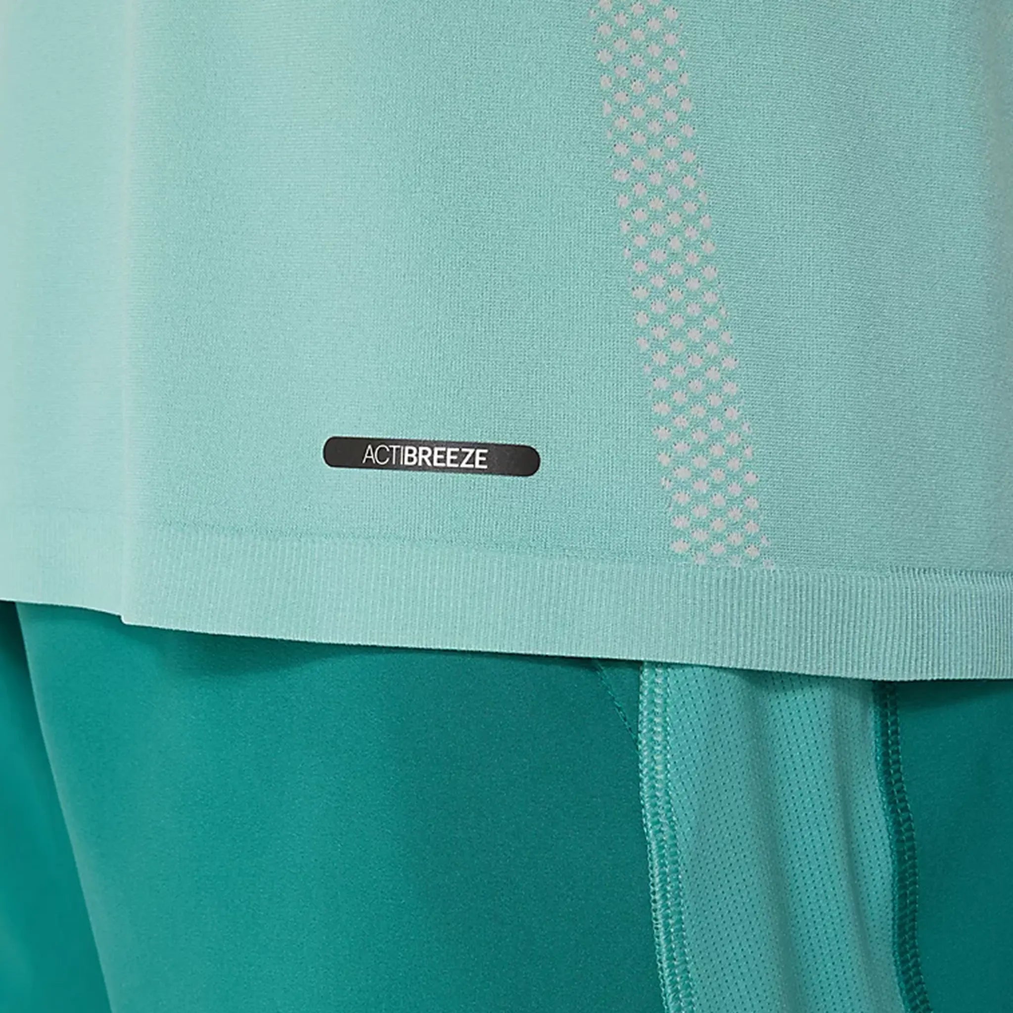 ASICS Seamless L/S Birch Oasis Green T Shirt - view 6