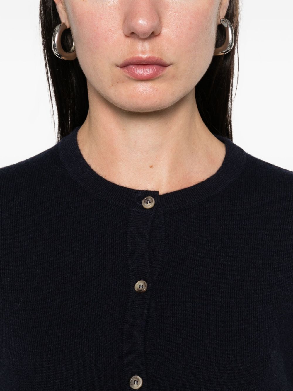 SOFT GOAT Sweaters NAVY – Cashmere 100% - view 3