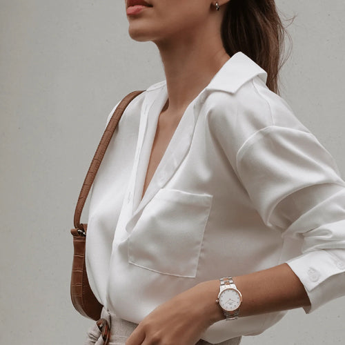 Daniel Wellington Iconic Link Lumine Eggshell White Dial Women 32mm DW00100358 - view 2