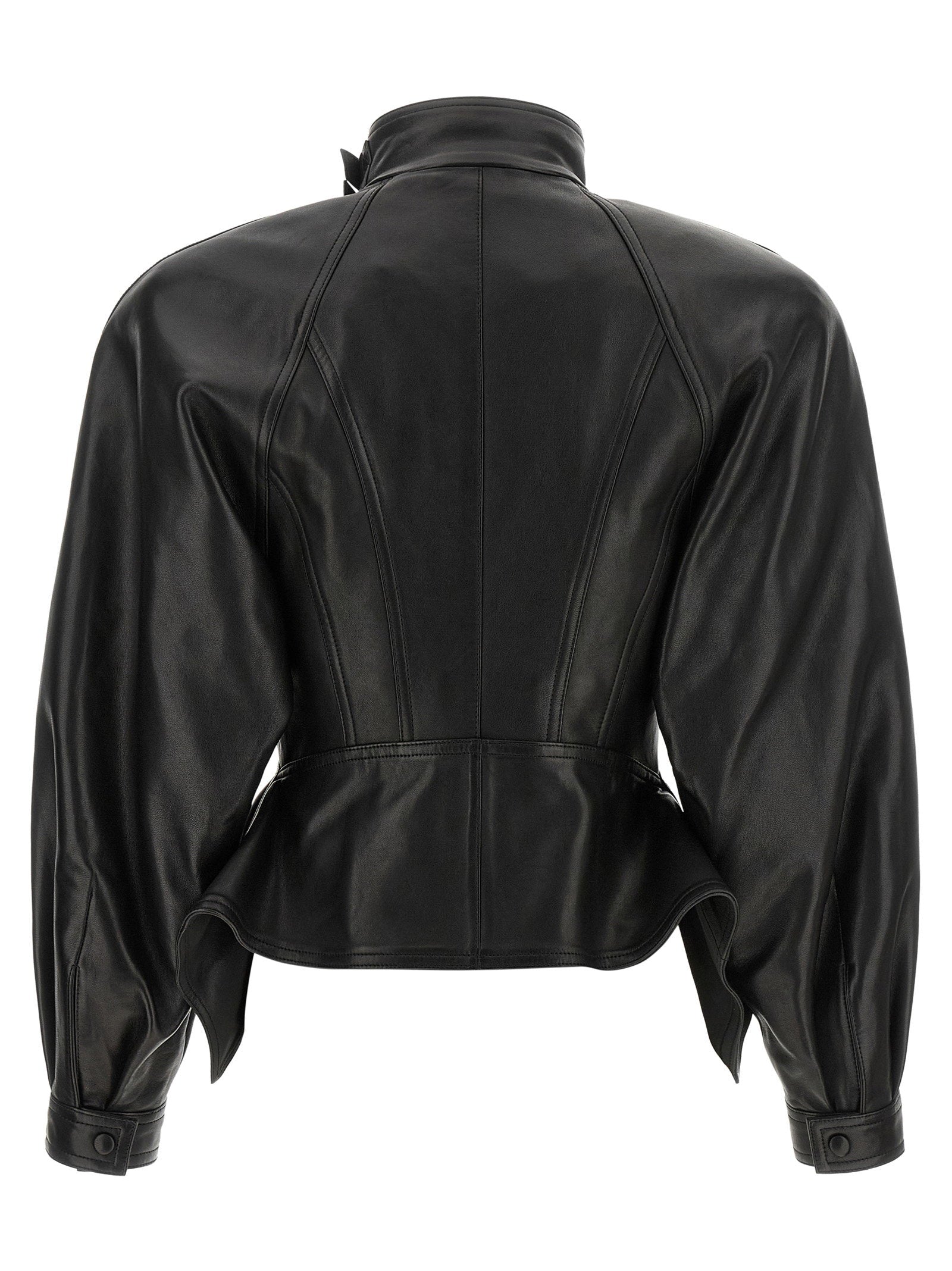 Balmain Iconica Leather Jacket - view 2