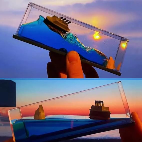 Roposo Clout Swinging Titanic Ship For Car Dashboard - view 4