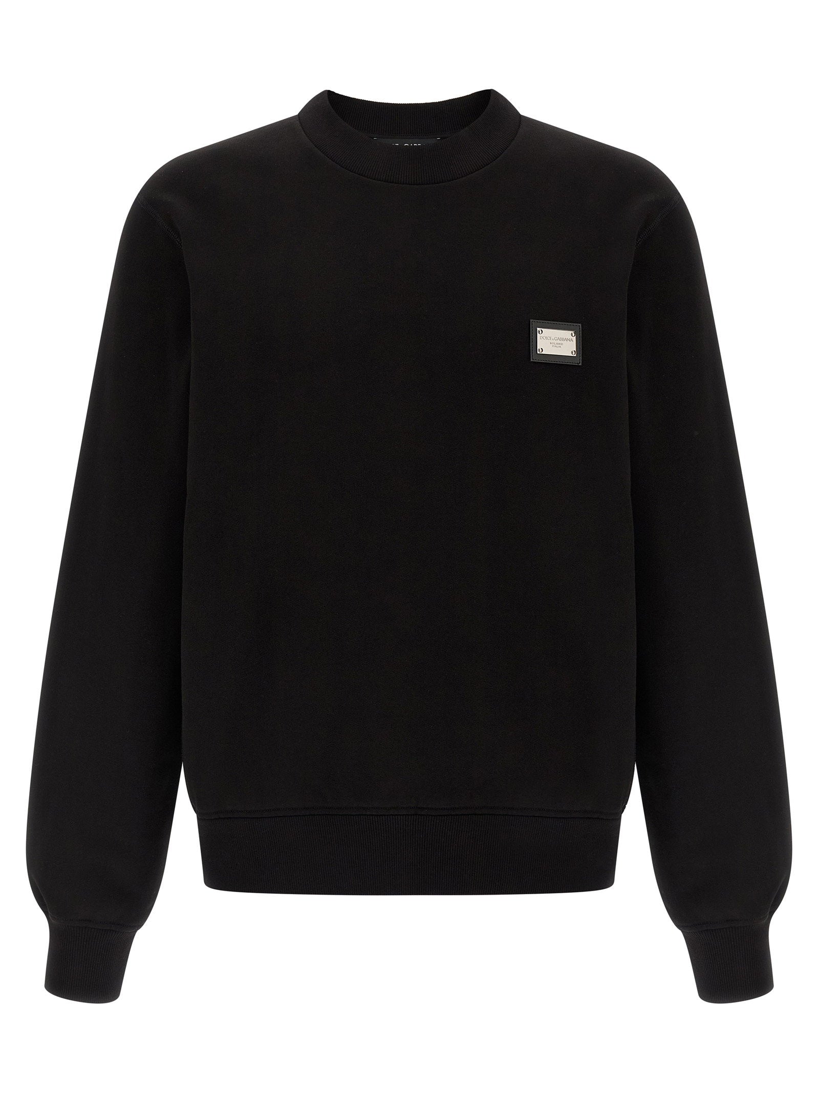 Dolce & Gabbana Logo Plate Sweatshirt – 100% cotton