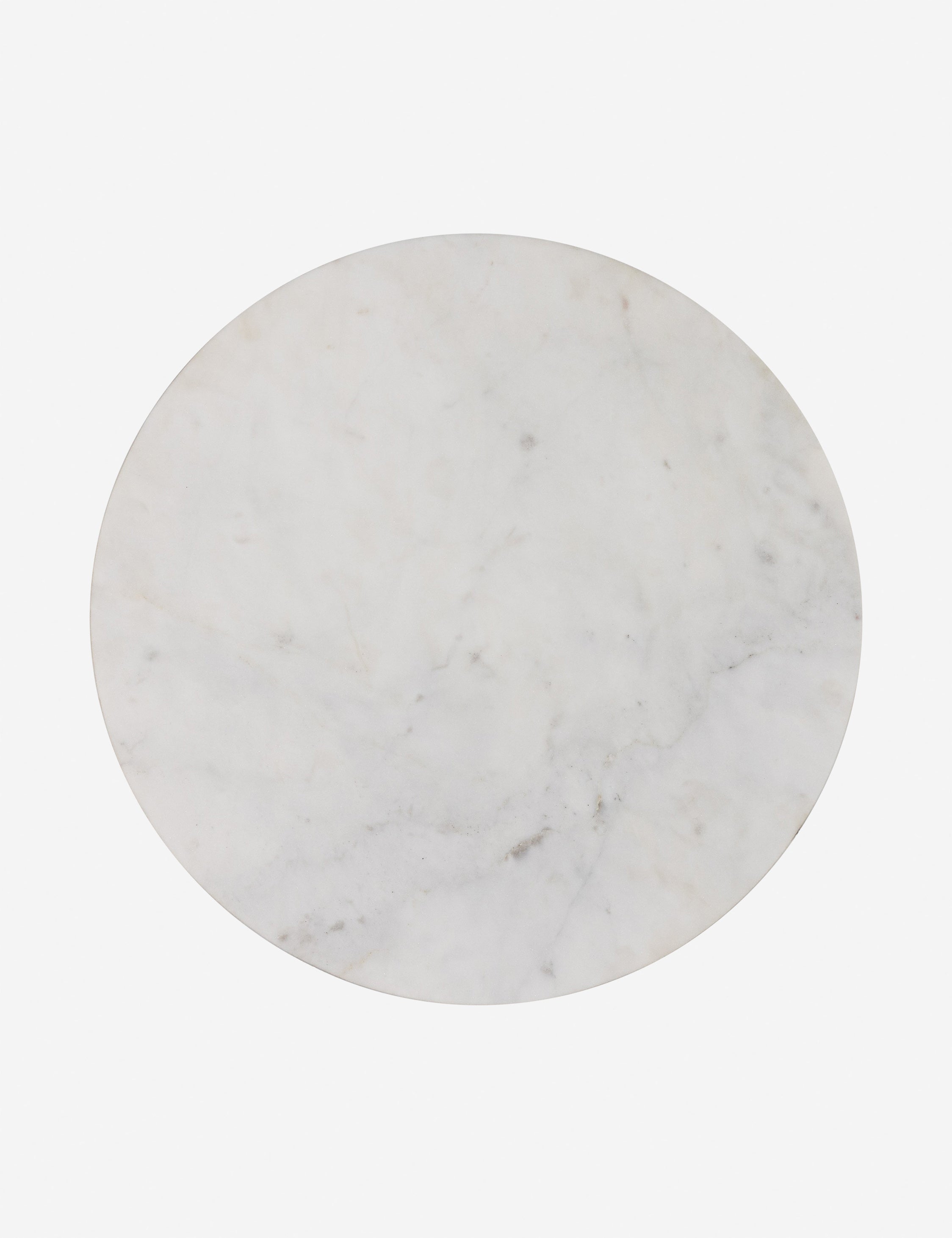 Lulu and Georgia Rupa Round Side Table – White Marble - view 4