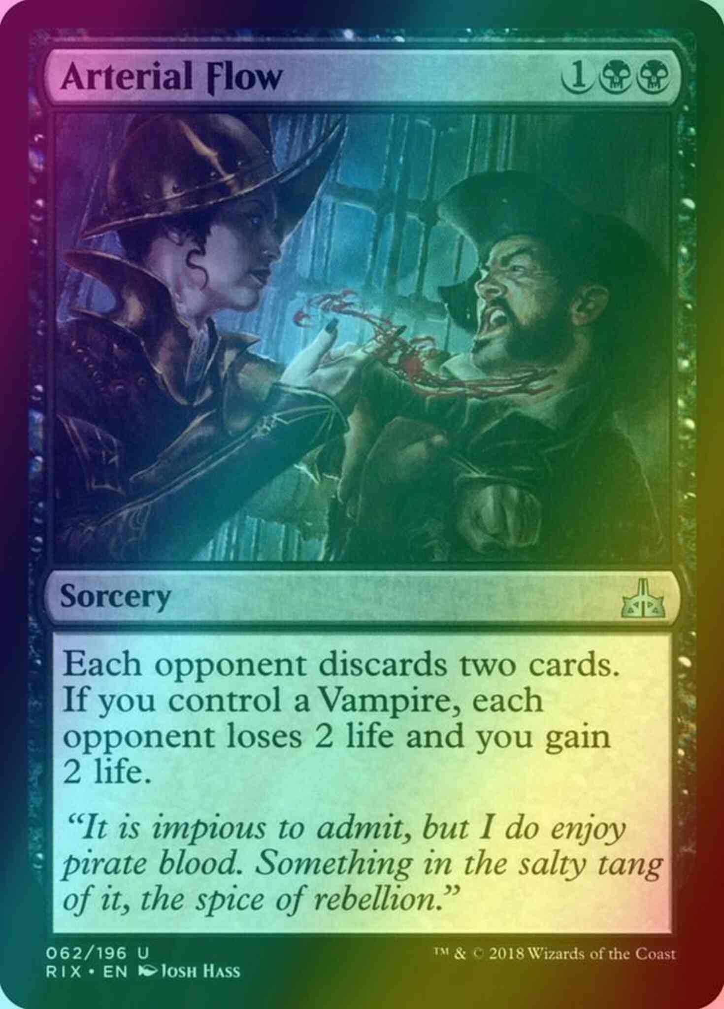 Arterial flow 62 – Magic Arterial Flow [62] [Rivals of Ixalan] [Foil]