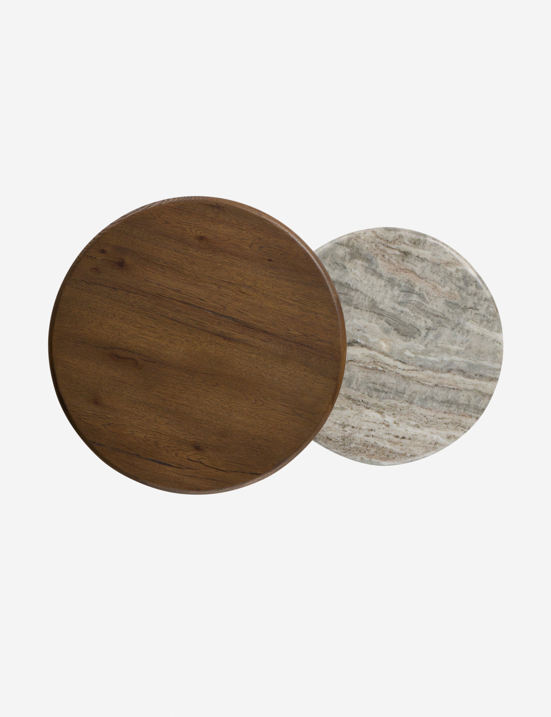 Lulu and Georgia Waylie Nesting Round Side Tables (Set of 2) by Amber Lewis x Four Hands - view 5