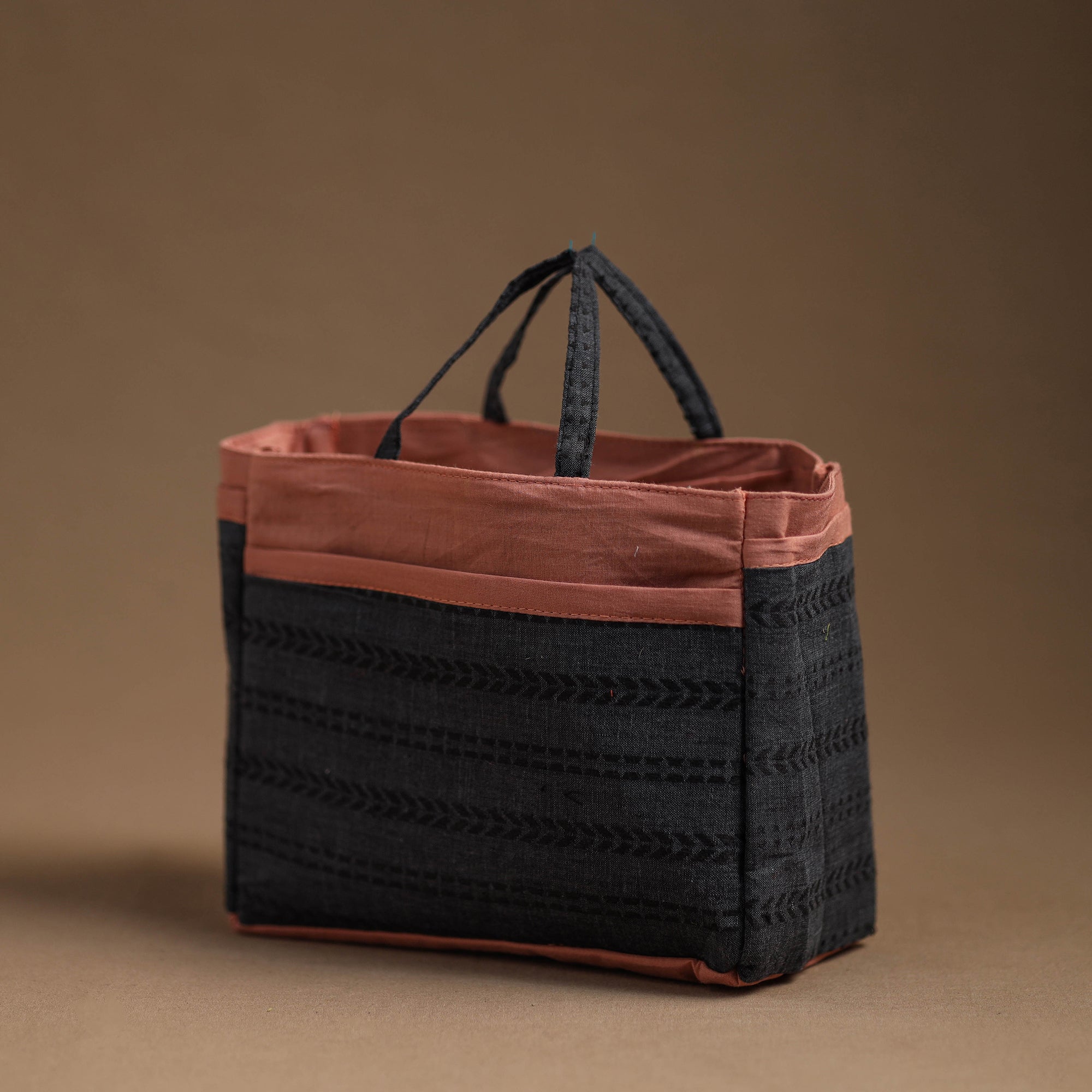 NOORI BAZAR Black - Handmade Cotton Multipurpose Cosmetic/Toiletry Bag 26 - view 2