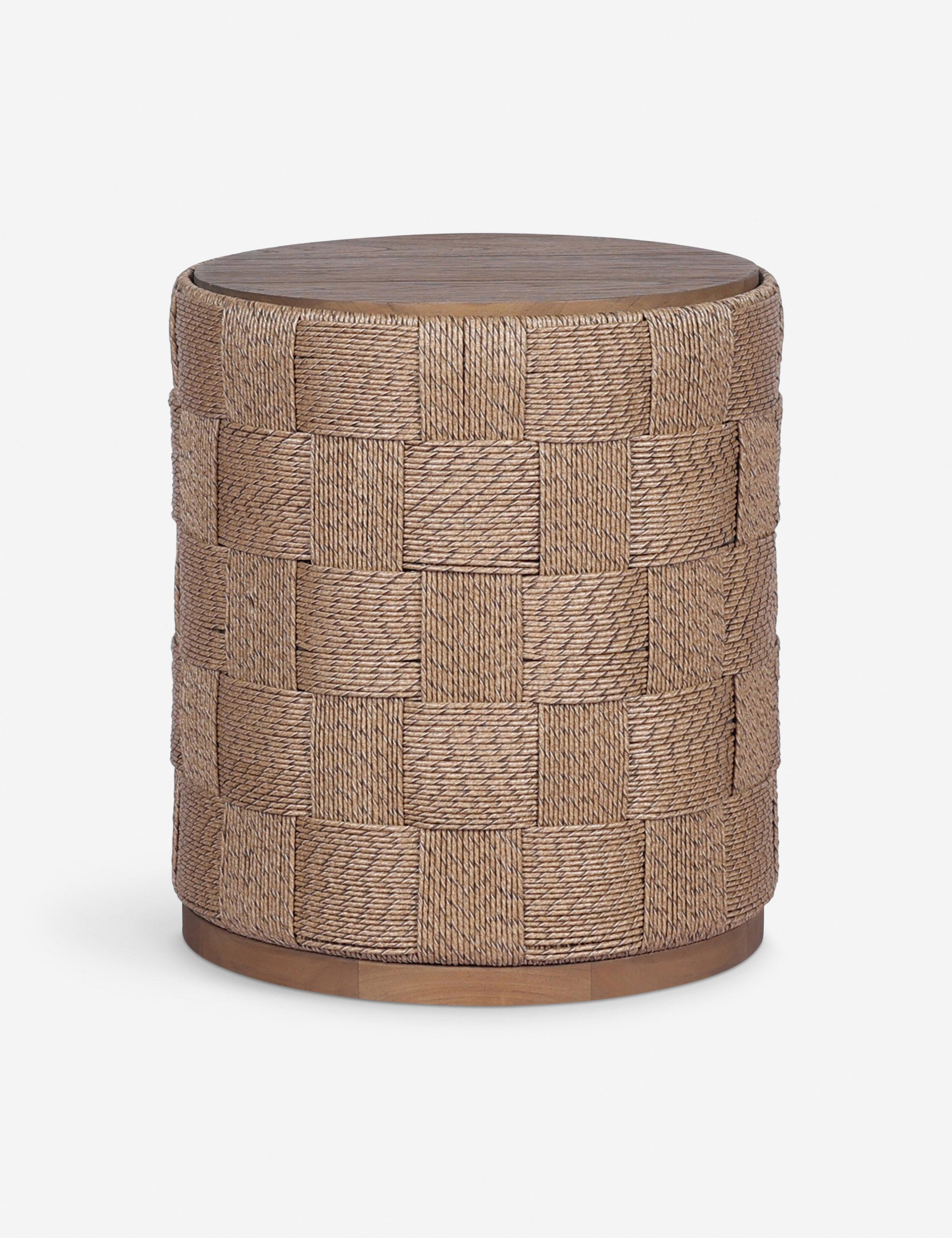 Lulu and Georgia Corsica Round Outdoor Side Table