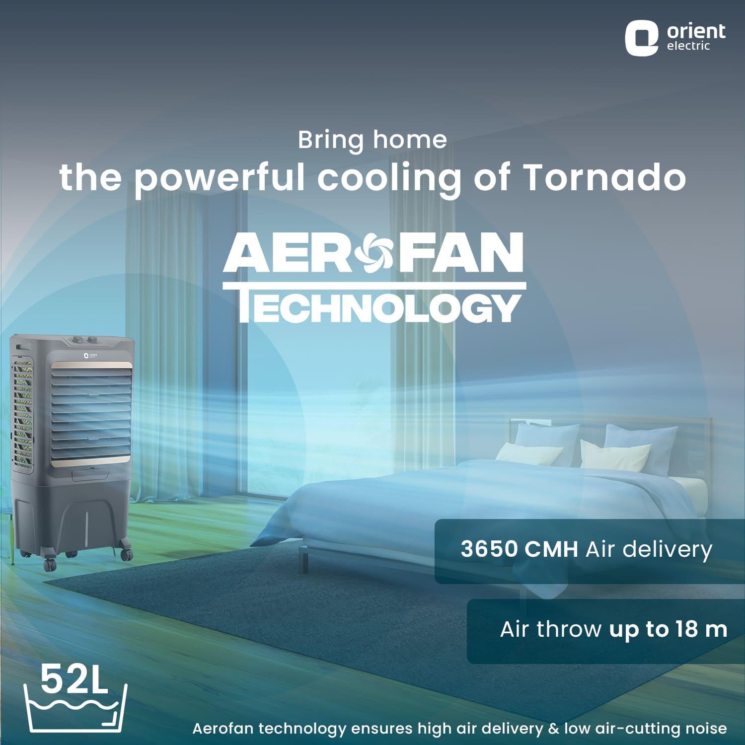 Orient Electric Tornado Desert Air Cooler - view 2