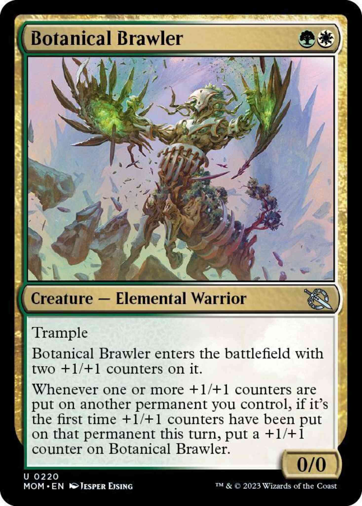 Botanical brawler 220 – Magic Botanical Brawler [220] [March of the Machine] [Non-Foil]