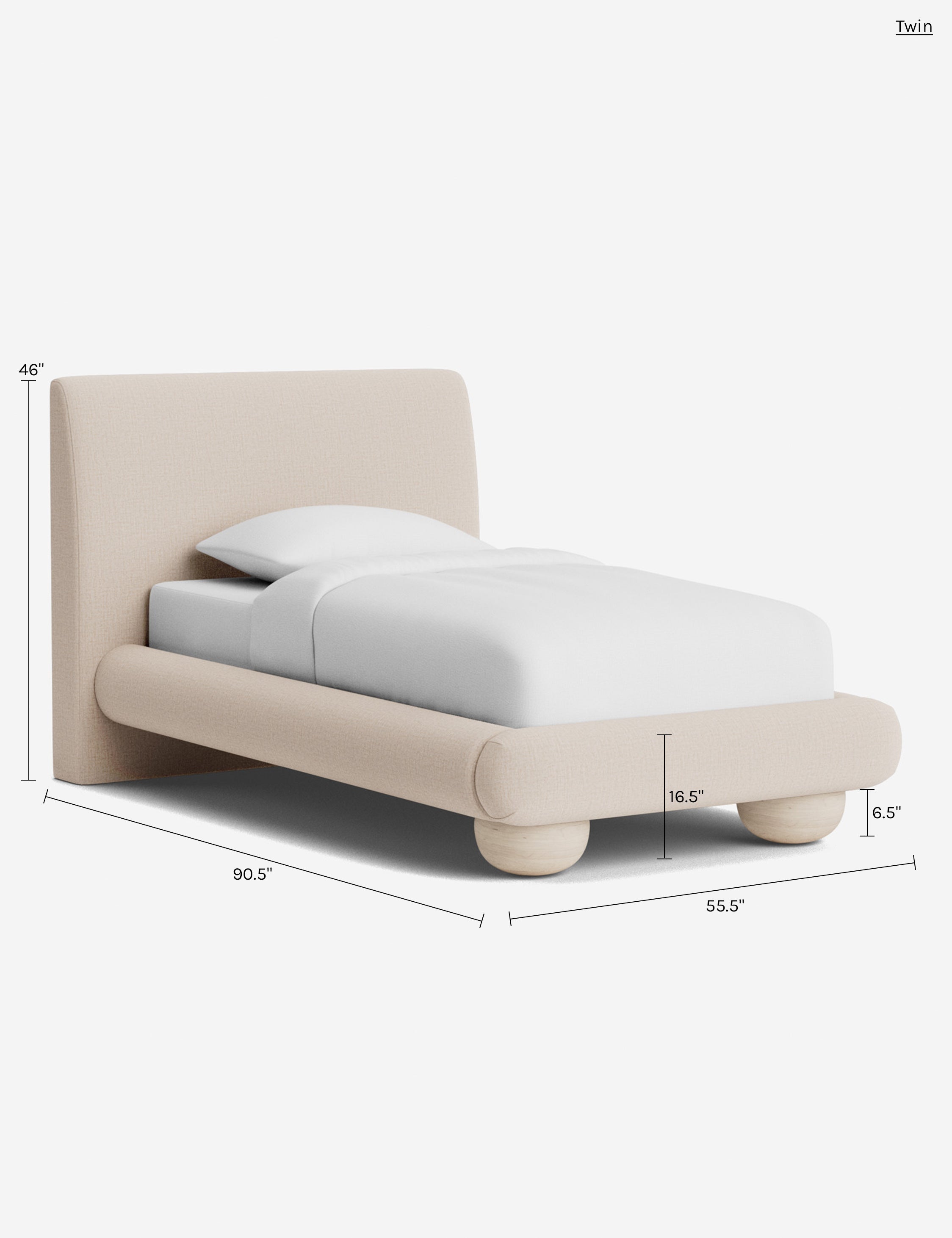 Lulu and Georgia Rigby Platform Bed - view 215