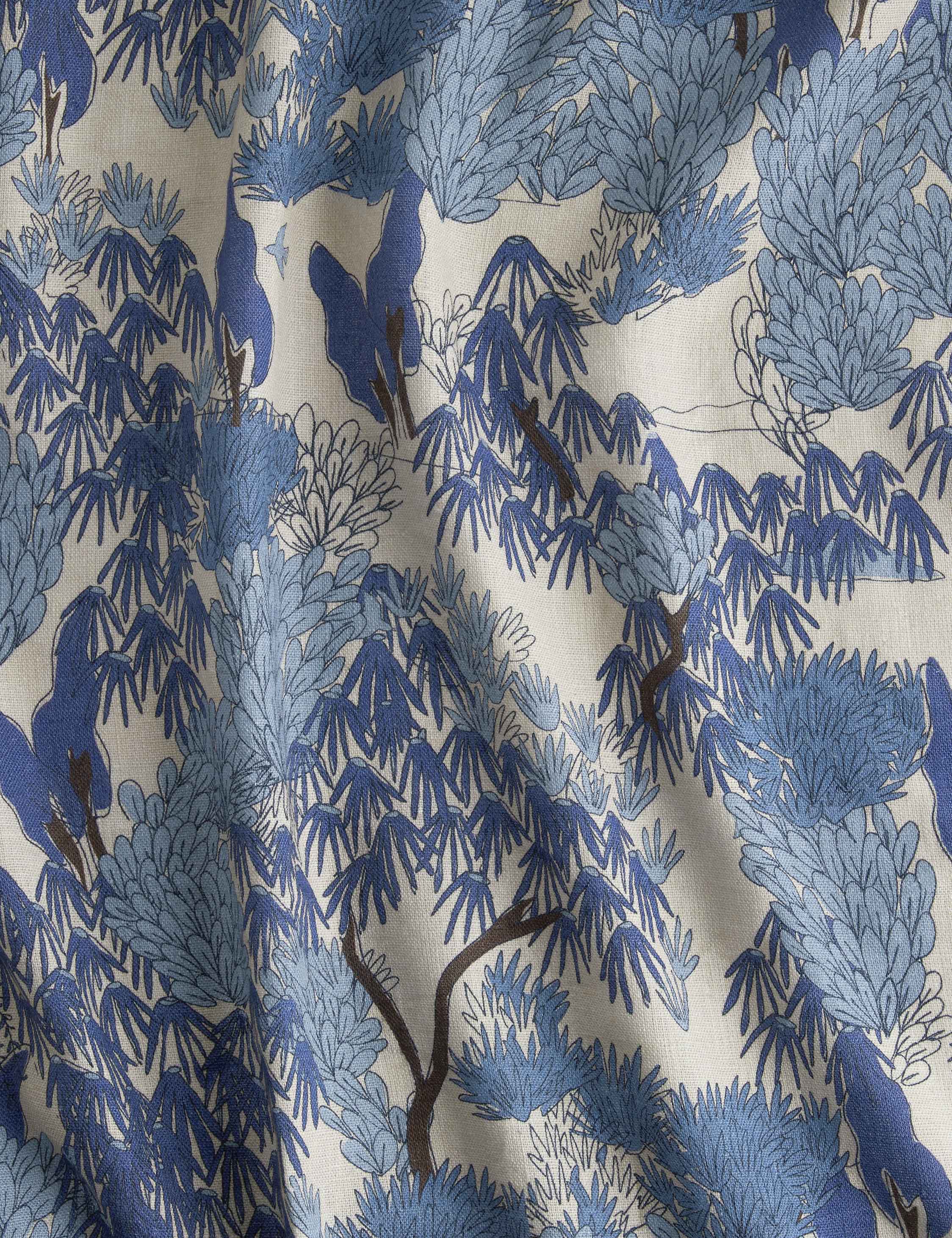 Lulu and Georgia Garden Walk Linen Fabric by Sarah Sherman Samuel - view 6