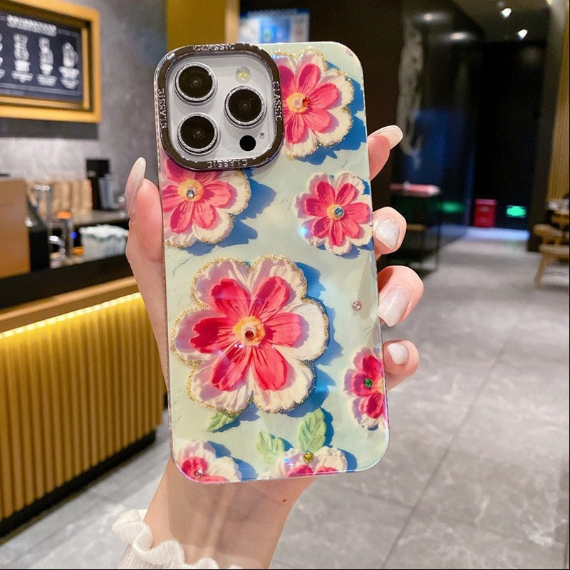 Peeperly Pastel Petal Oil Painting Flowers Case - view 5