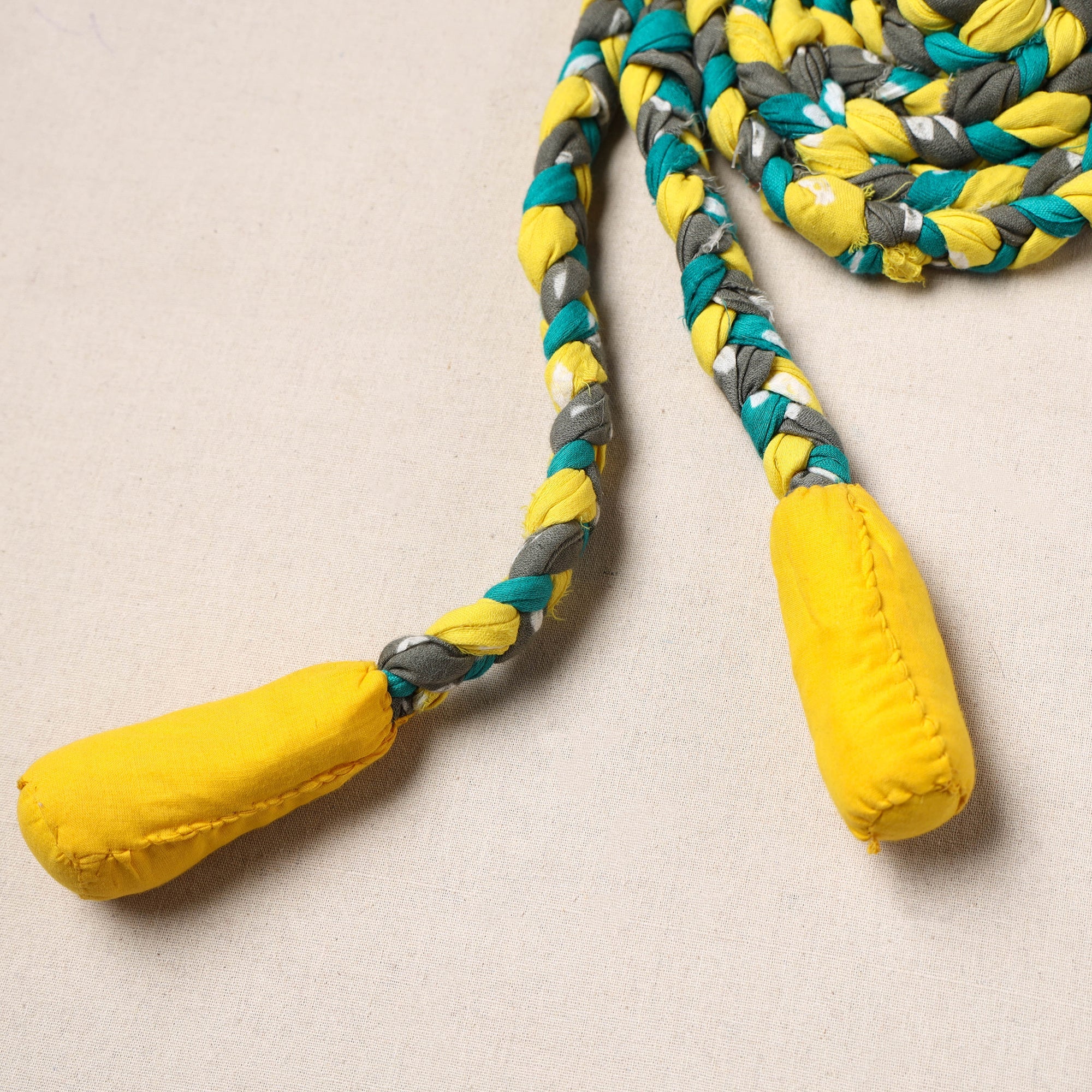 NOORI BAZAR Handmade Upcycled Fabric Skipping Rope 25 - view 3