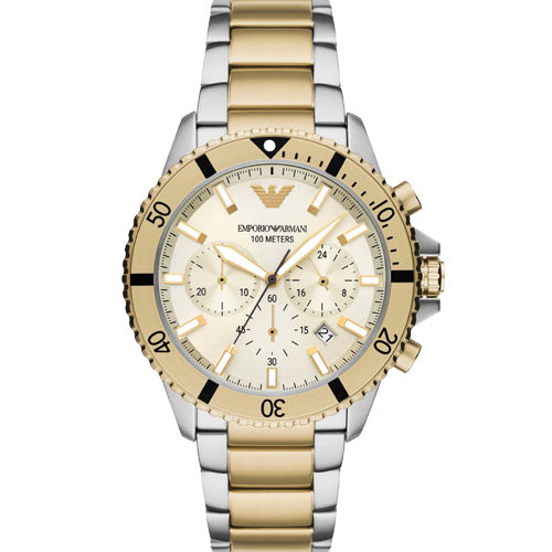 Emporio Armani Explorer Cream Dial Men 43.5mm AR11606