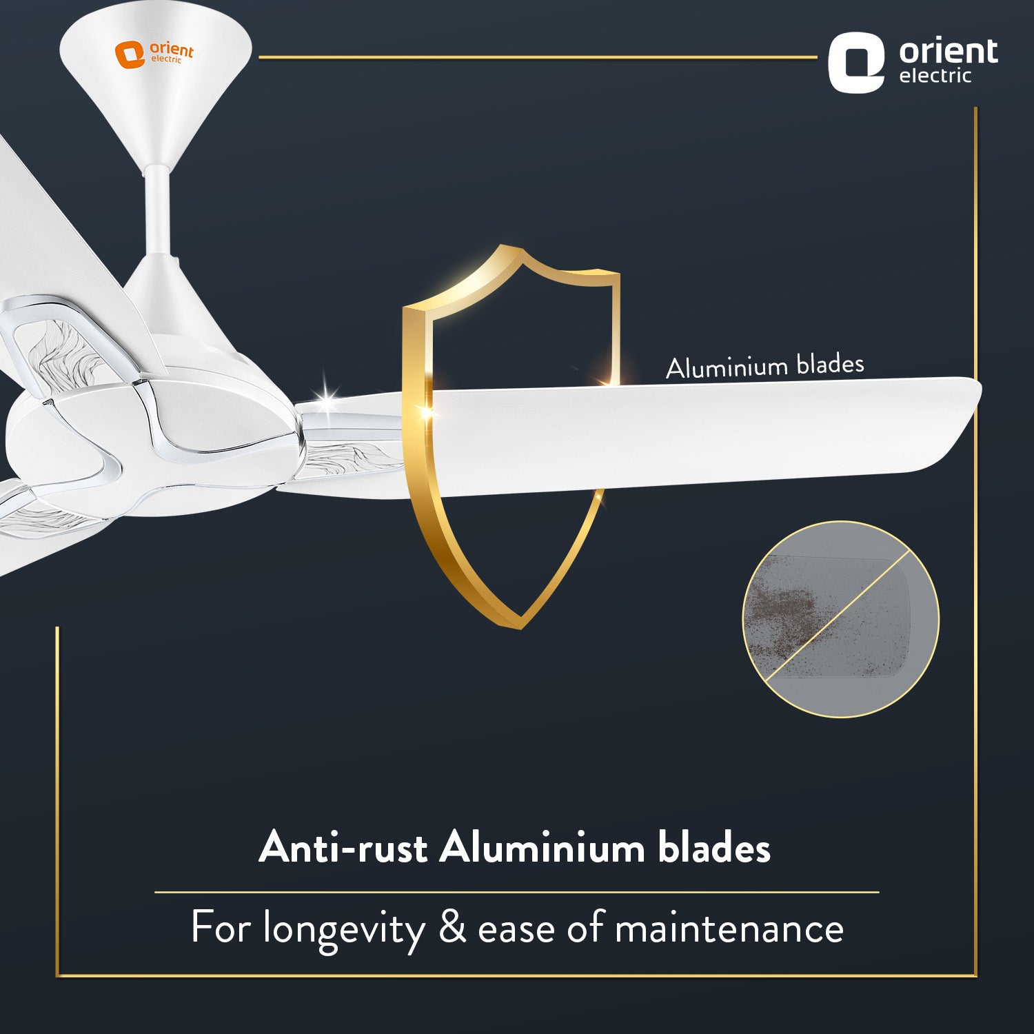 orientelectric Jazz Art 1200 mm Decorative Ceiling Fan - view 5