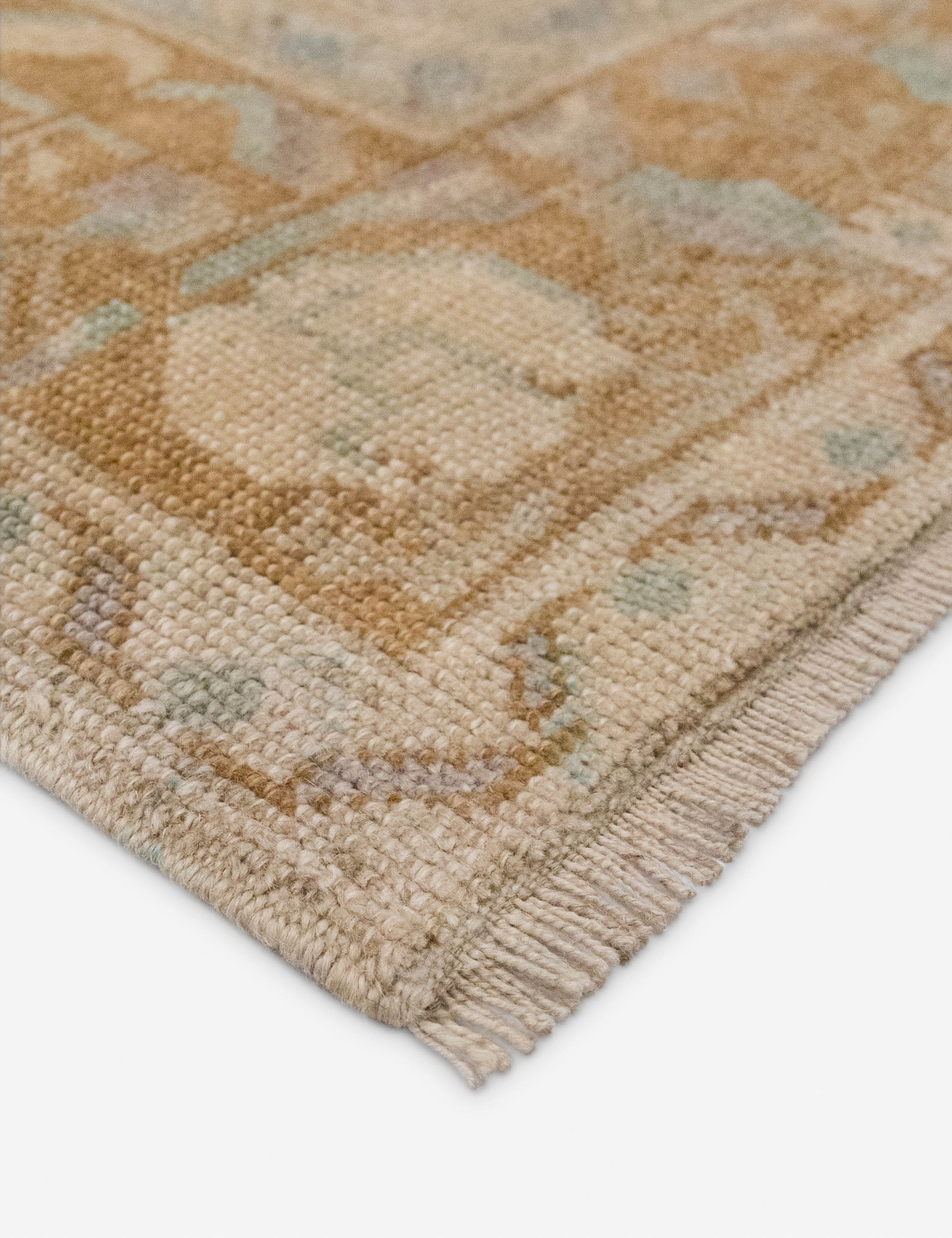 Lulu and Georgia Vintage Turkish Hand-Knotted Wool Rug No. 555, 5'7" x 10'7" - view 2
