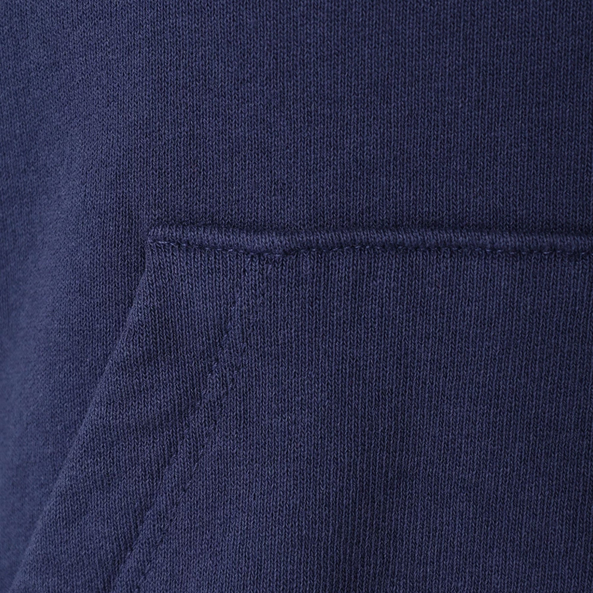 Sporty & Rich | Crown Logo Cropped Hoodie { Navy/white - view 6