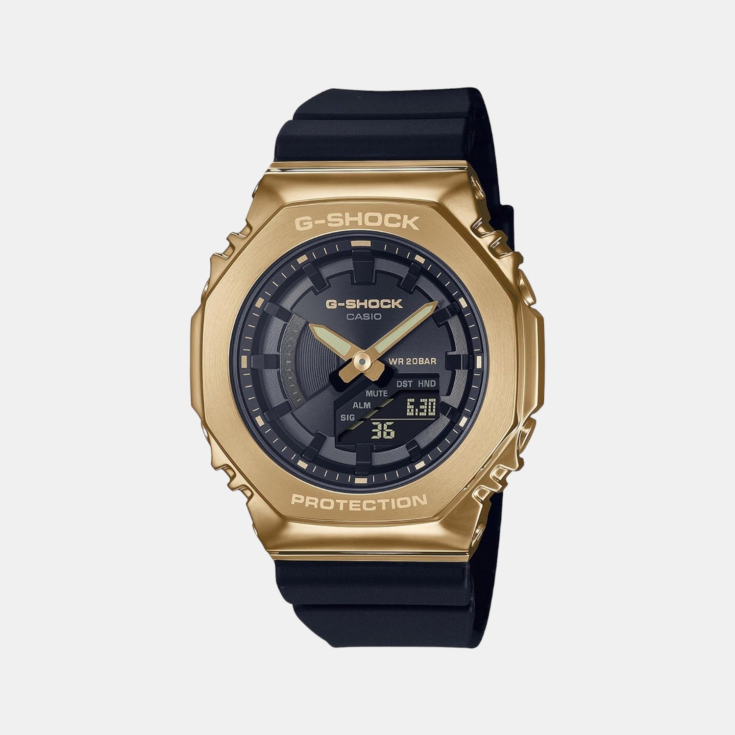 Casio G-Shock Women Quartz Black Dial Analog-Digital Resin Watch G1282