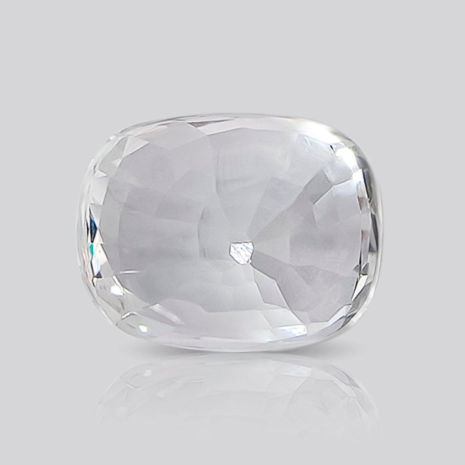 Gemsmantra White Sapphire (6.13 ratti) - view 2