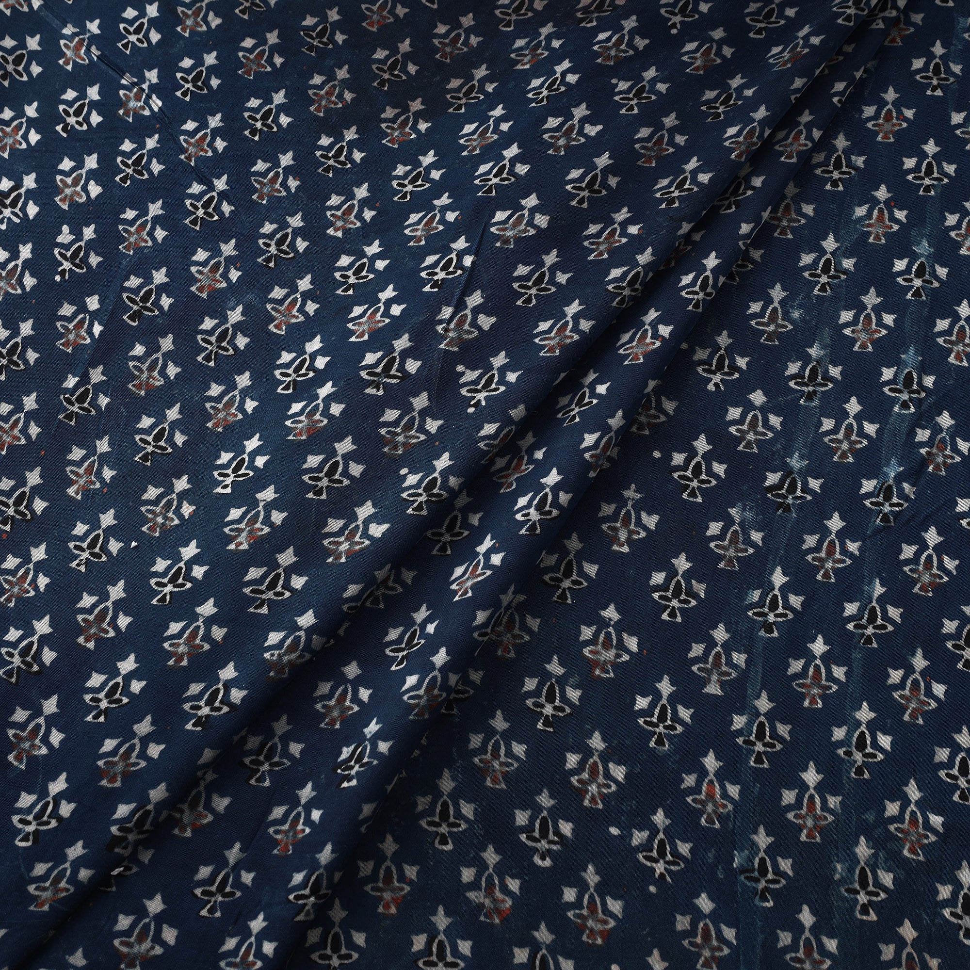 KACHCHH JI CHHAAP Modal Silk Ajrakh Print Fabric 26 - view 2