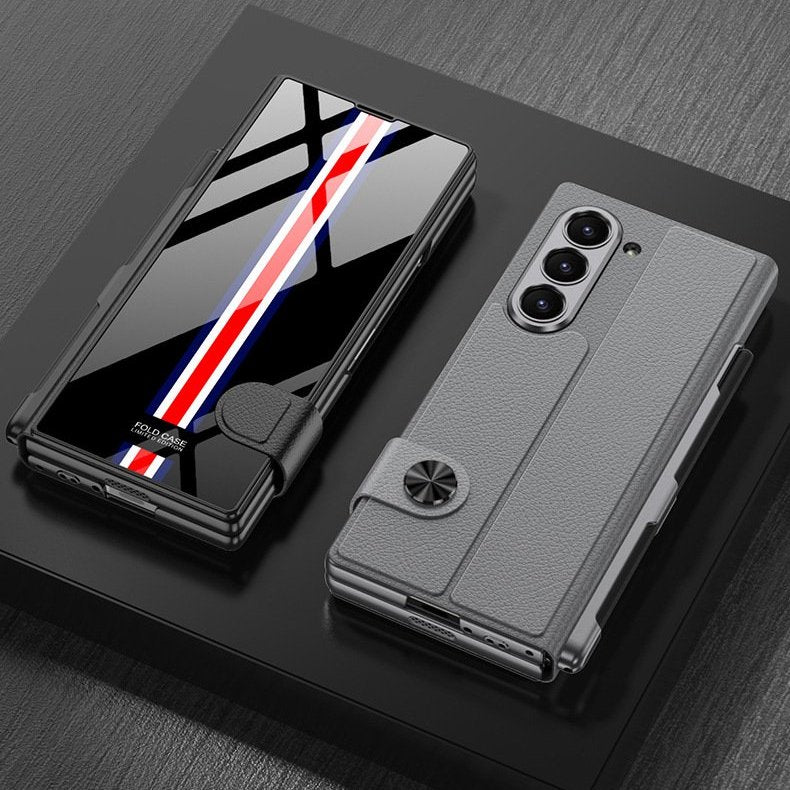 Million Cases Galaxy Z Fold6 Reflective Stripe Glass Case
