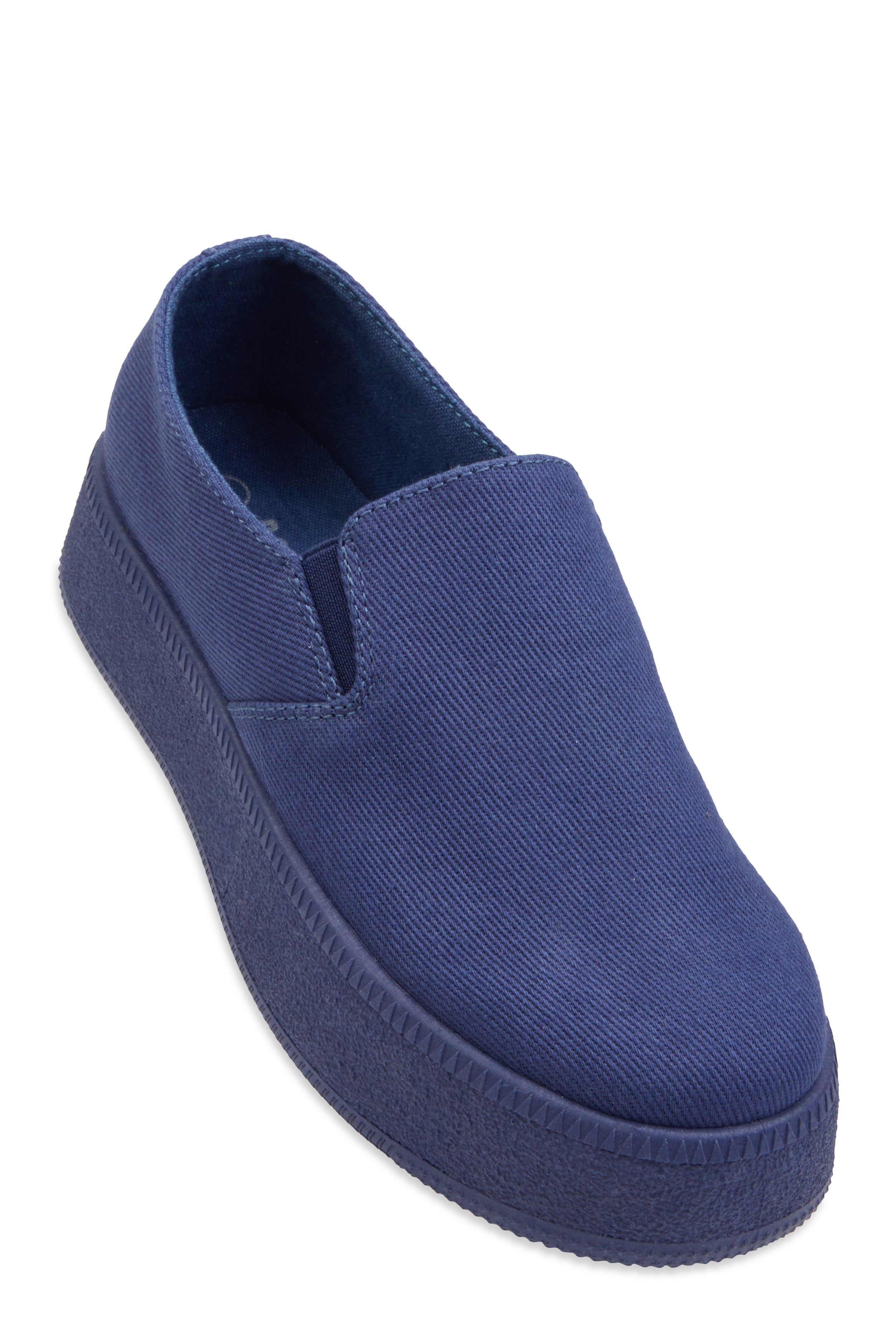 Rainbow Shops Low Platform Slip On Sneakers – Women's