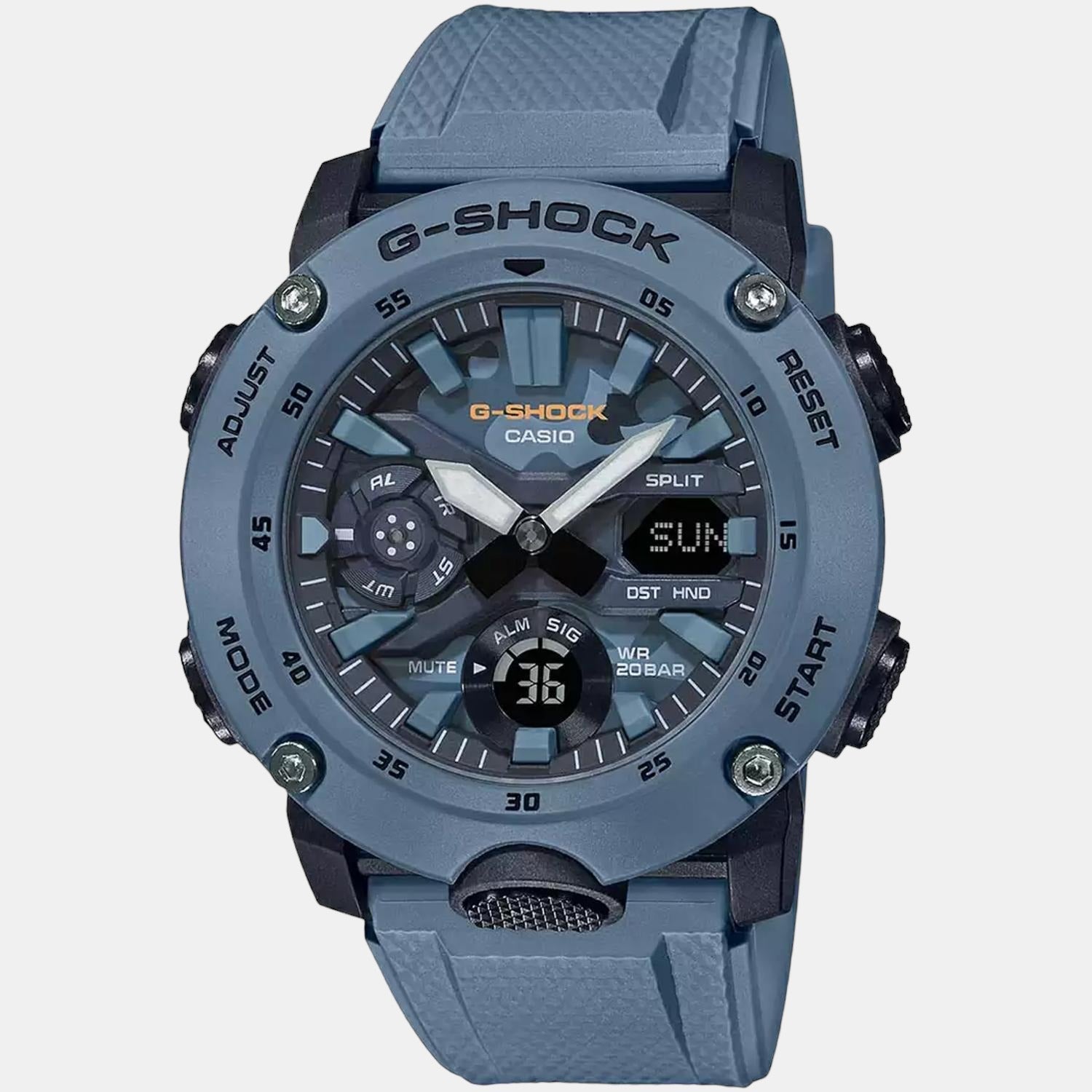 Casio G-Shock Men Quartz Grey Dial Analog-Digital Resin Watch G1019 - view 2